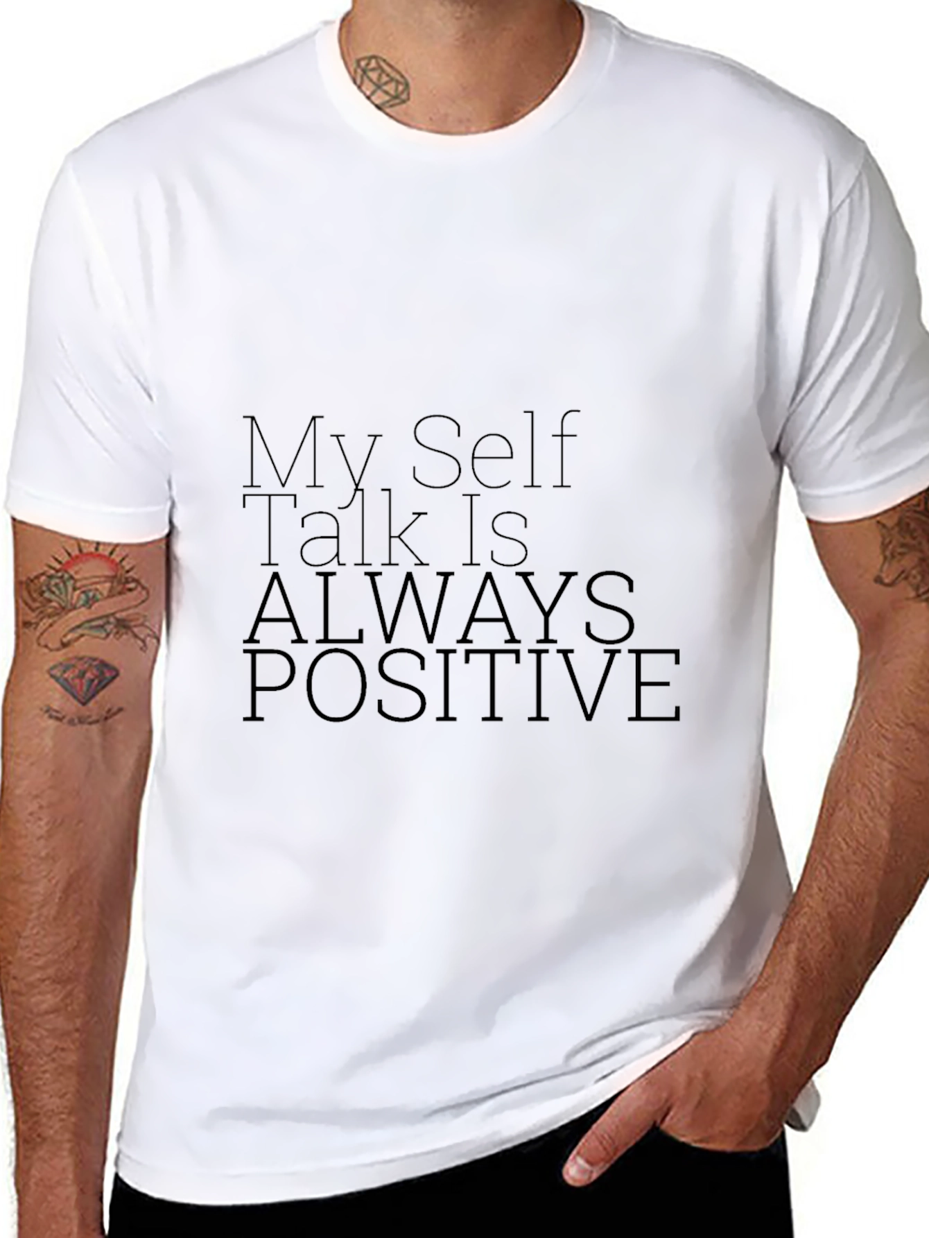 Positive Self-Talk Black T-Shirt
