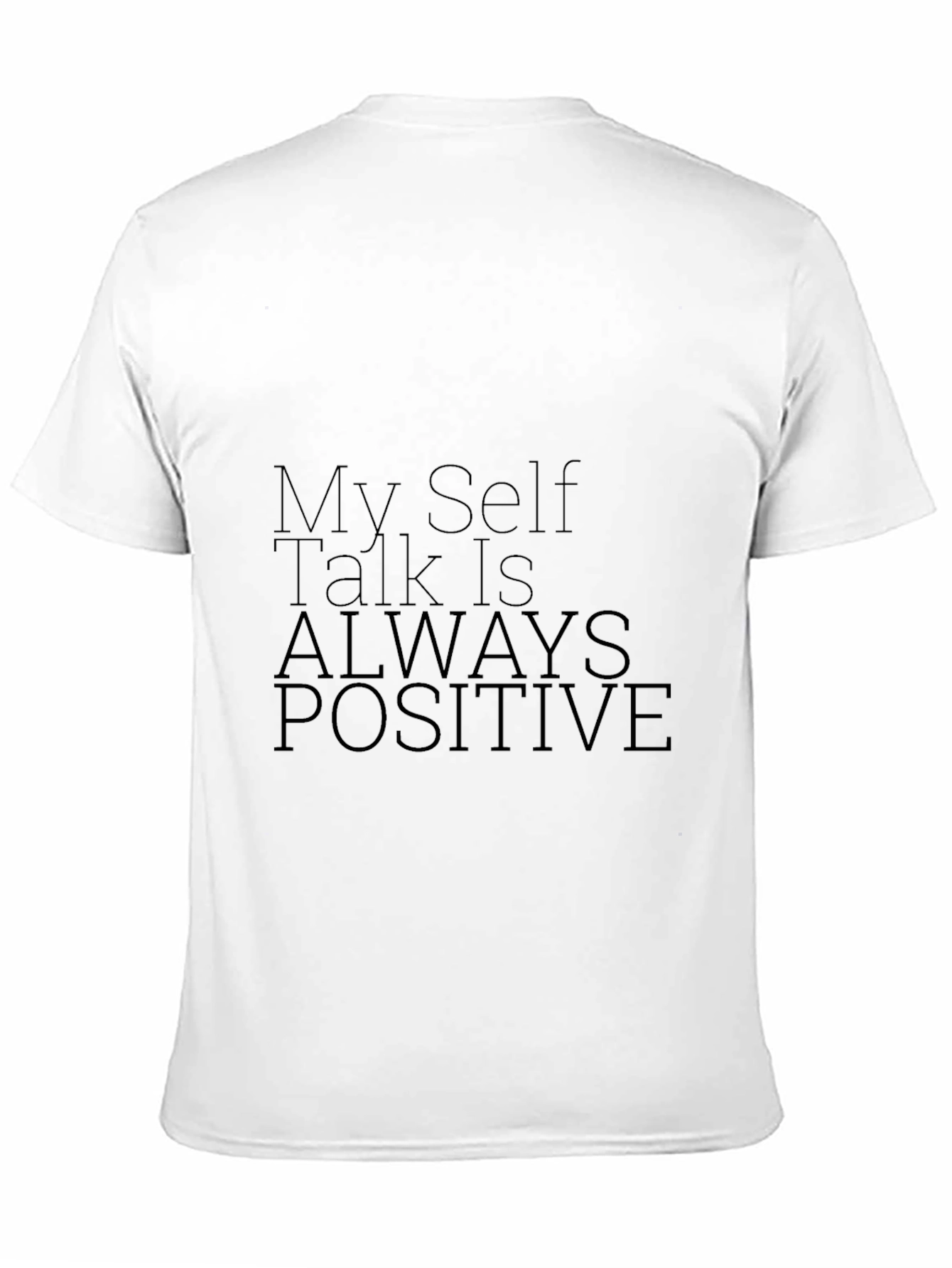 Positive Self-Talk Black T-Shirt