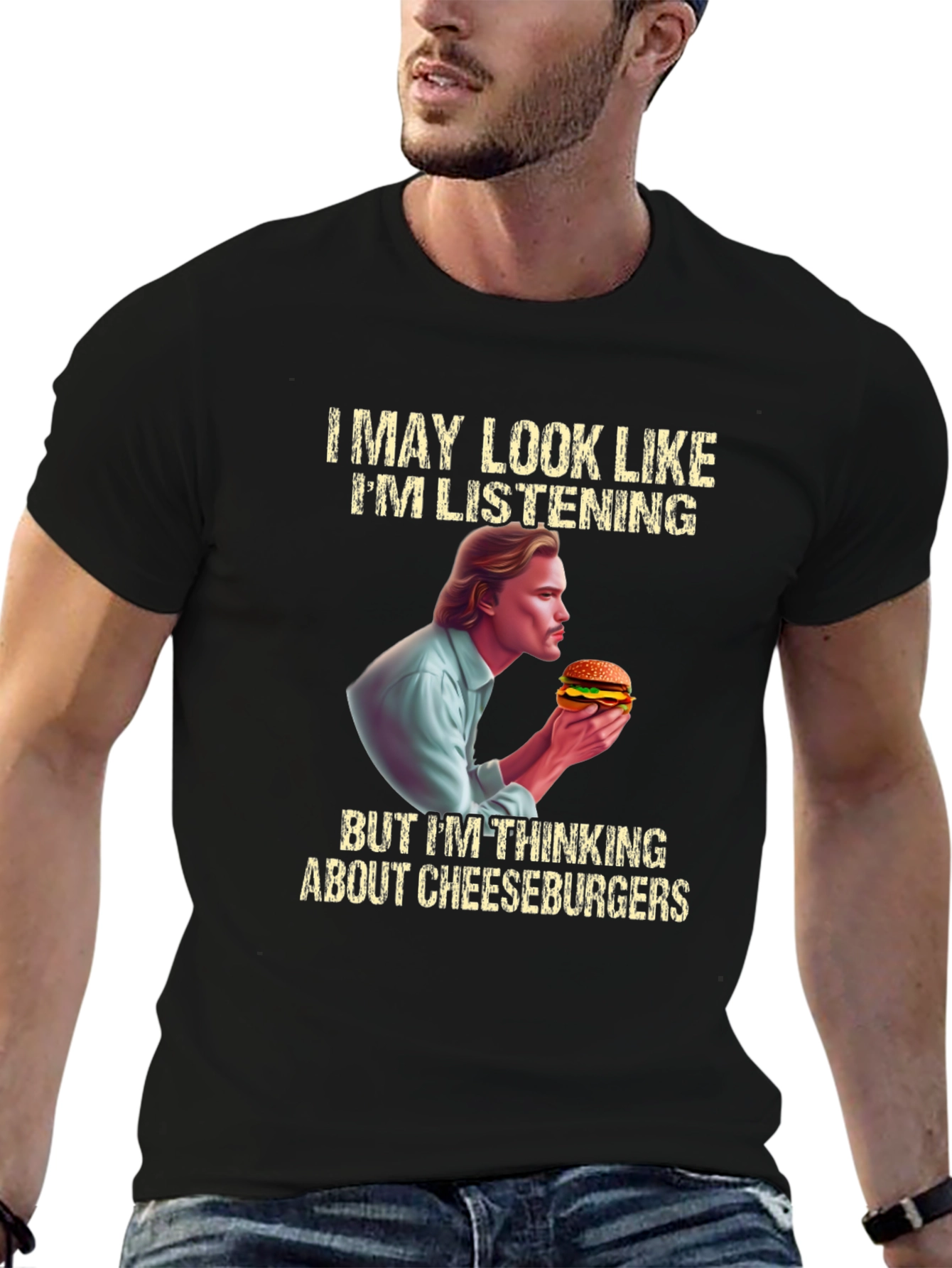 Cheeseburger Lover Graphic Tee