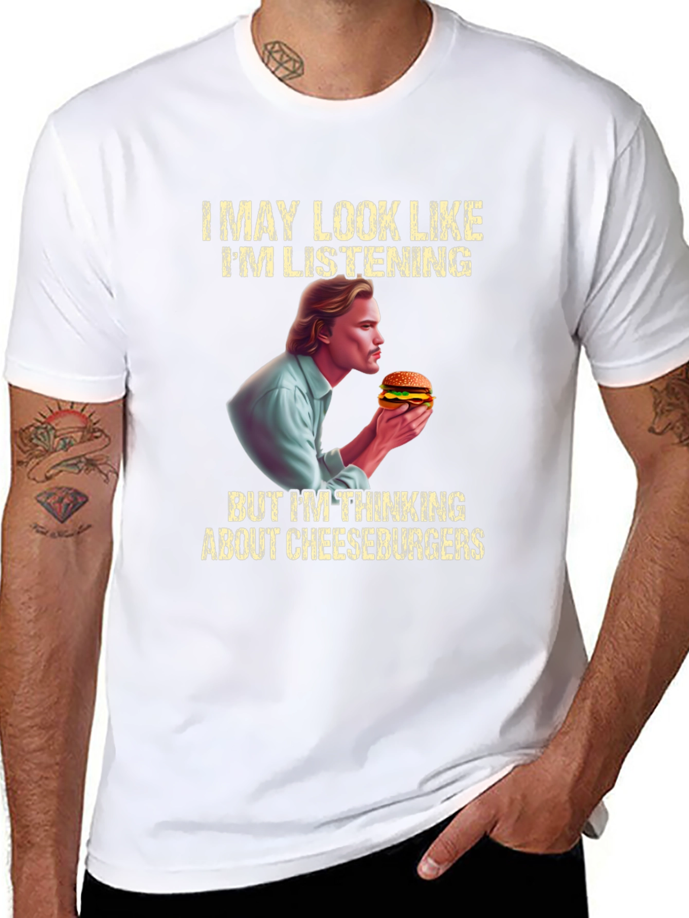 Cheeseburger Lover Graphic Tee