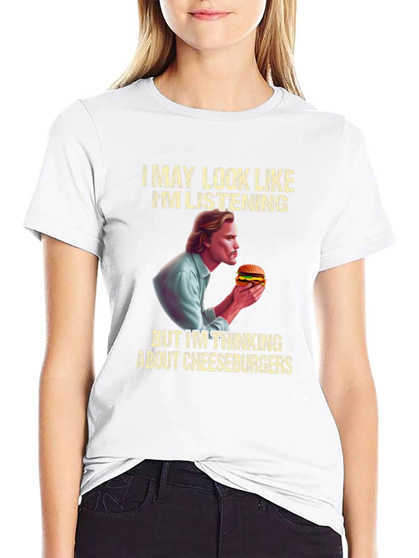 Cheeseburger Lover Graphic Tee