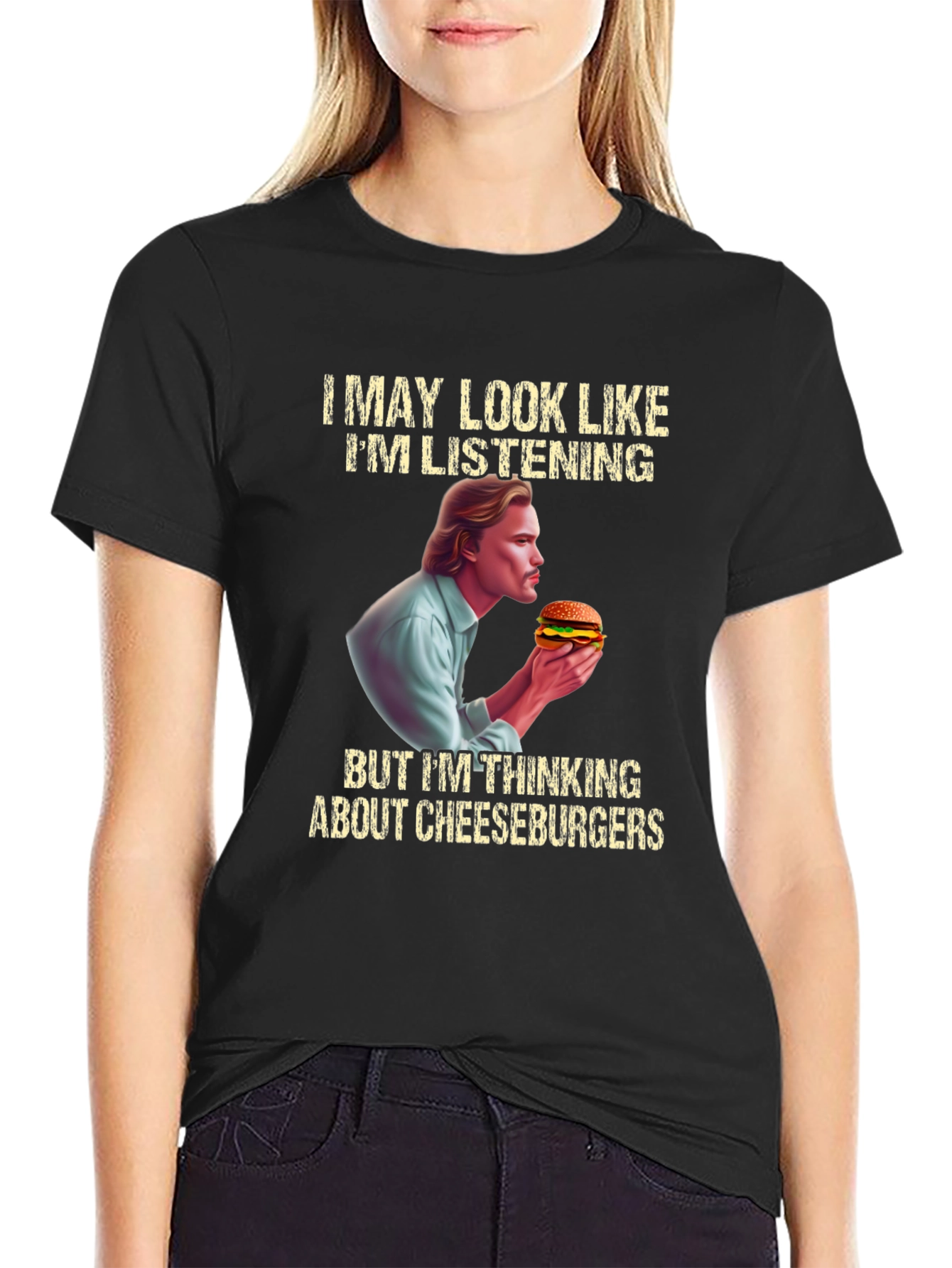 Cheeseburger Lover Graphic Tee