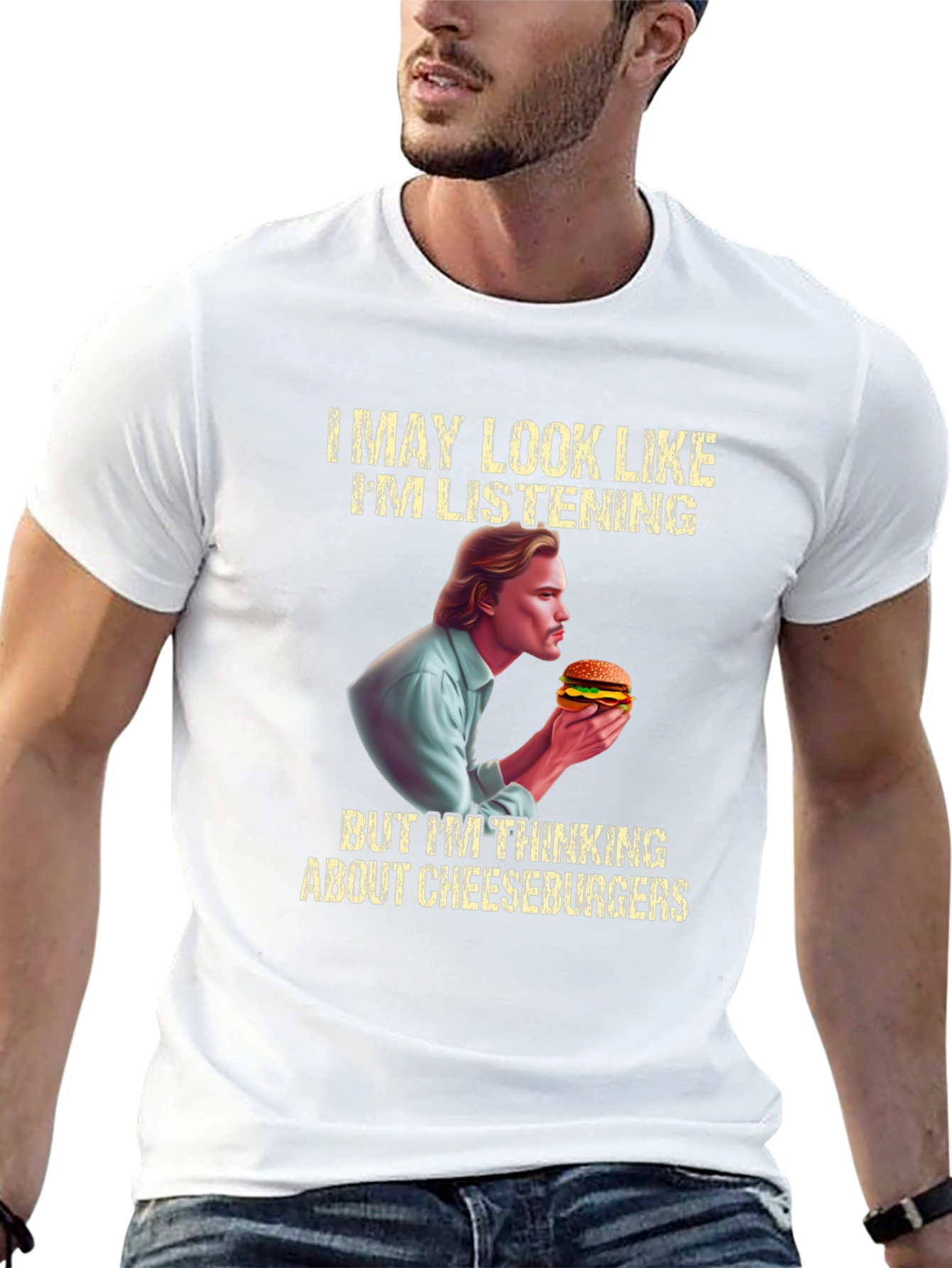 Cheeseburger Lover Graphic Tee