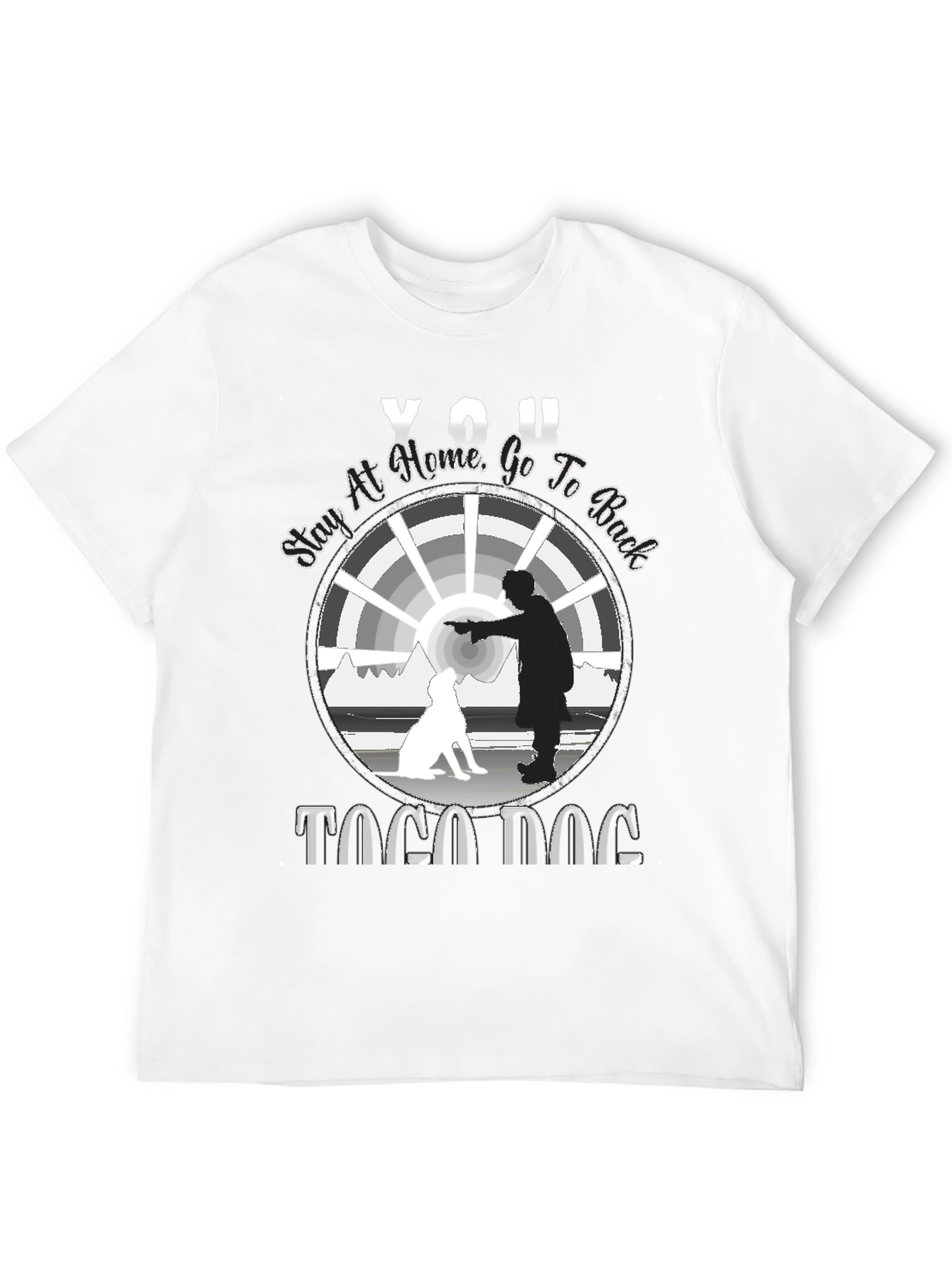 Stay at Home T-Shirt - Togo Dog Graphic Tee