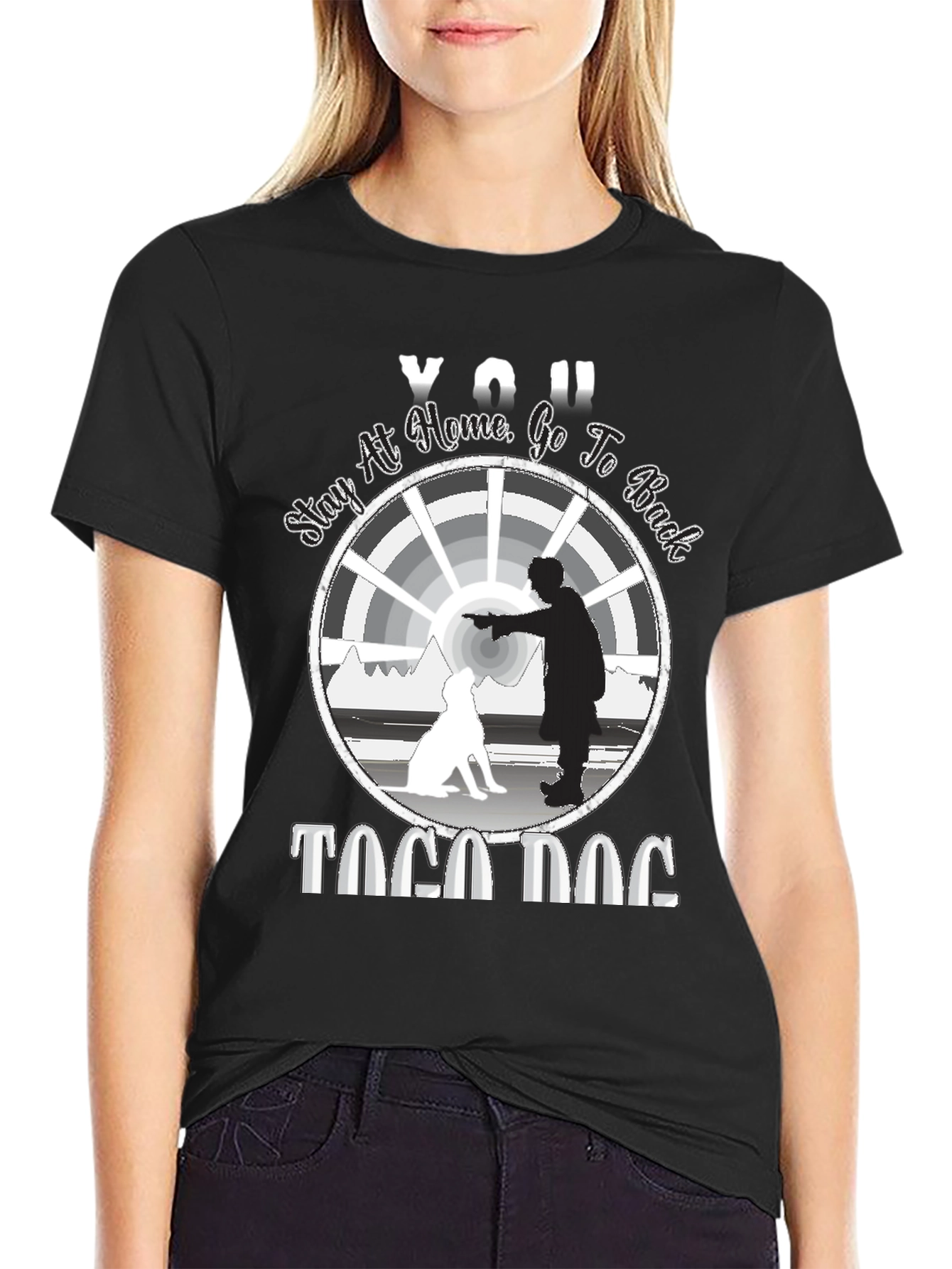 Stay at Home T-Shirt - Togo Dog Graphic Tee