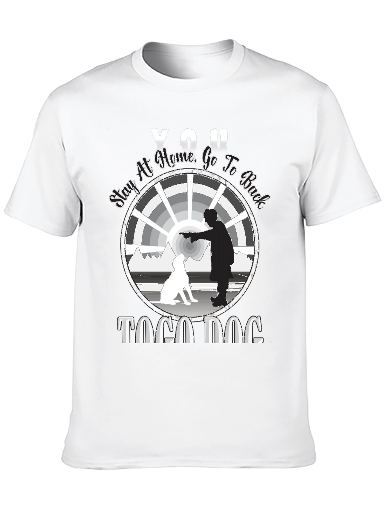 Stay at Home T-Shirt - Togo Dog Graphic Tee