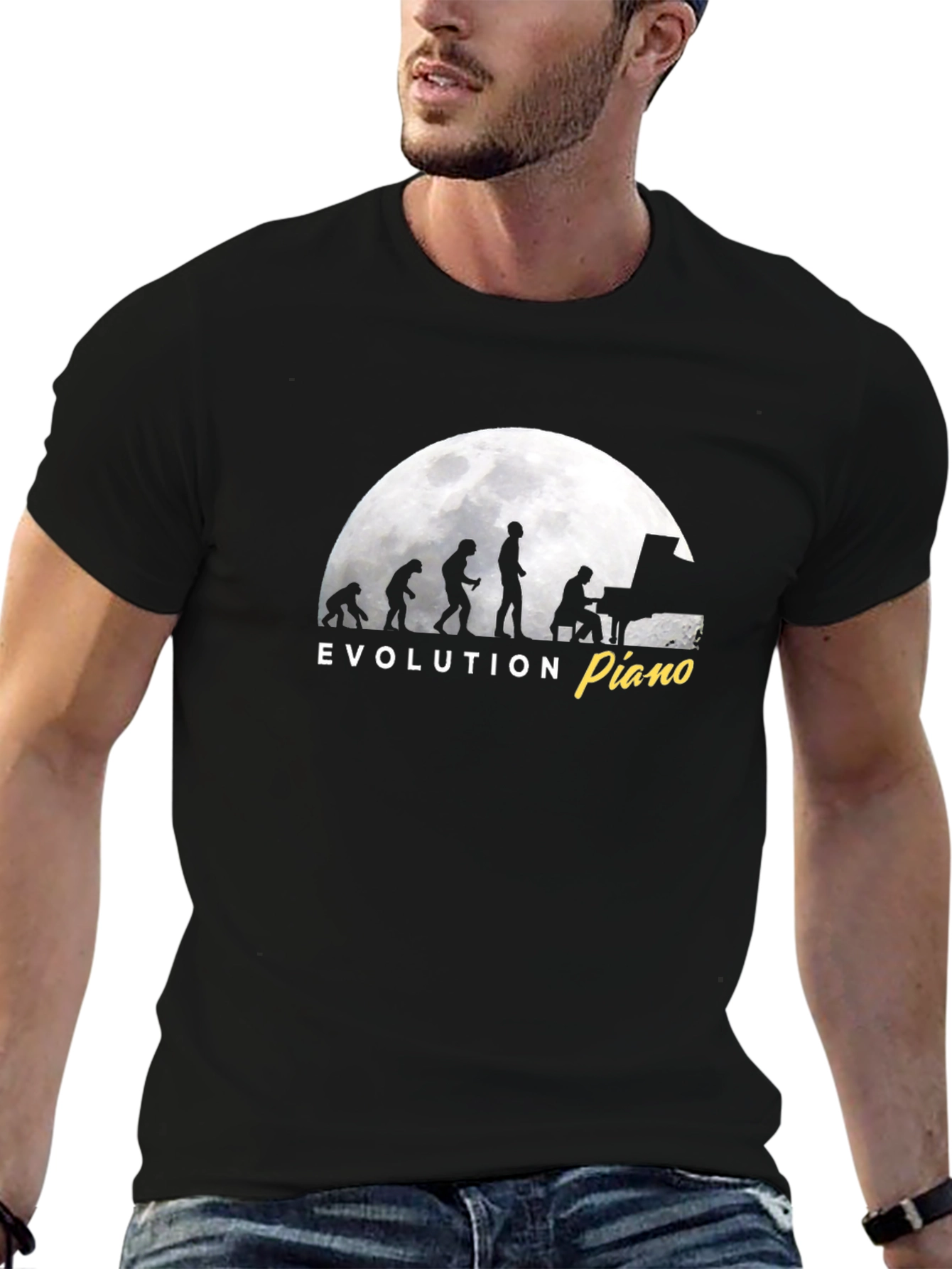 Evolution of Piano T-Shirt - Musicians Tee