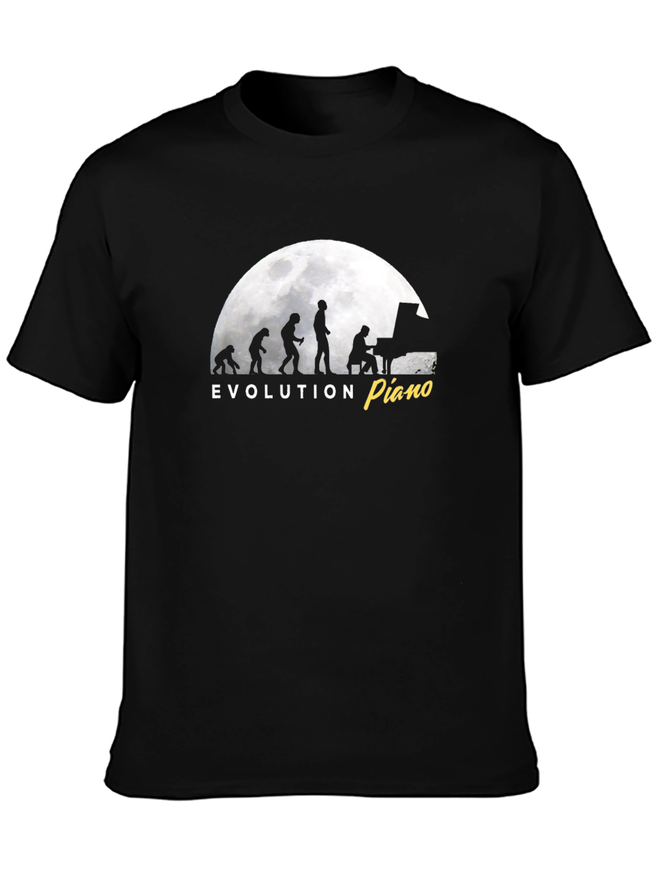 Evolution of Piano T-Shirt - Musicians Tee