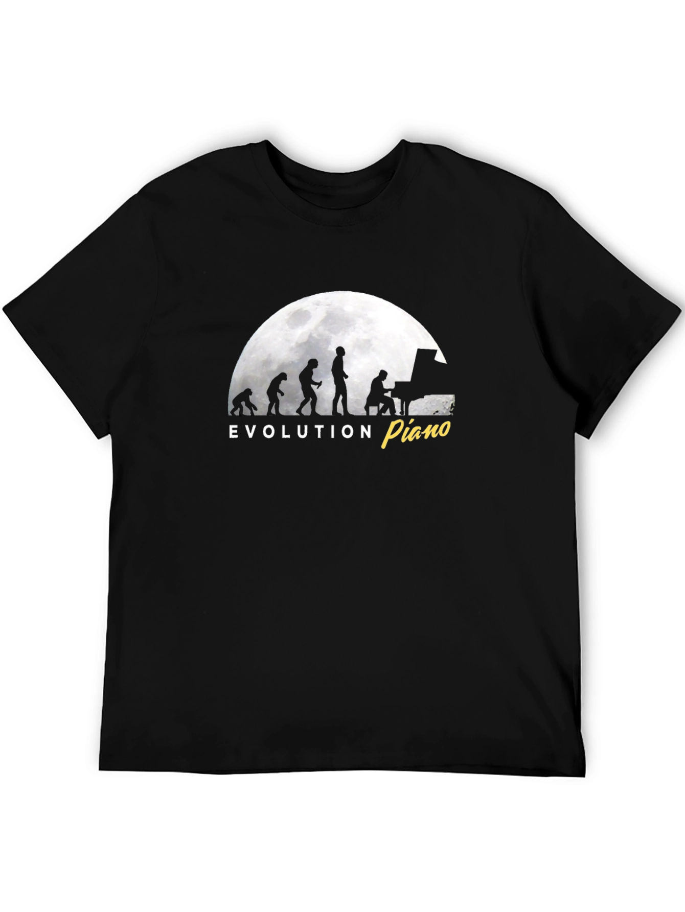 Evolution of Piano T-Shirt - Musicians Tee