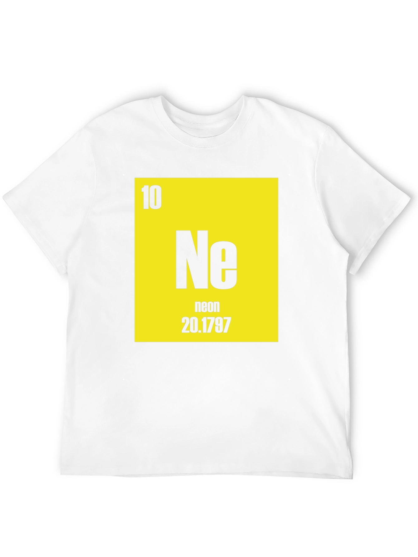 Neon Element Periodic Table T-Shirt