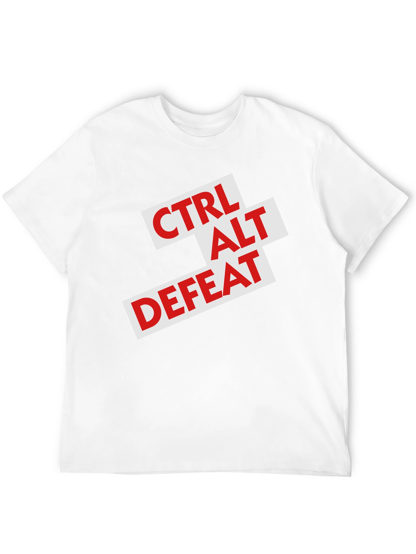 Ctrl Alt Defeat Graphic Tee - Black T-Shirt