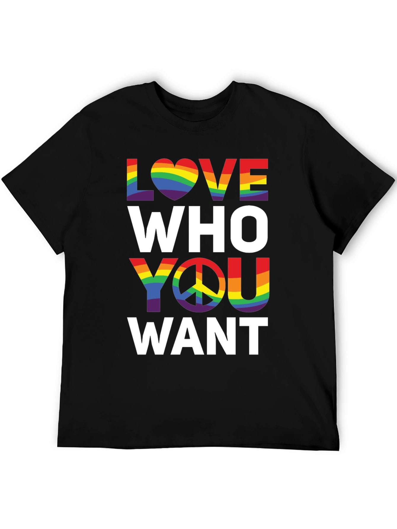 Love Who You Want LGBTQ+ T-Shirt