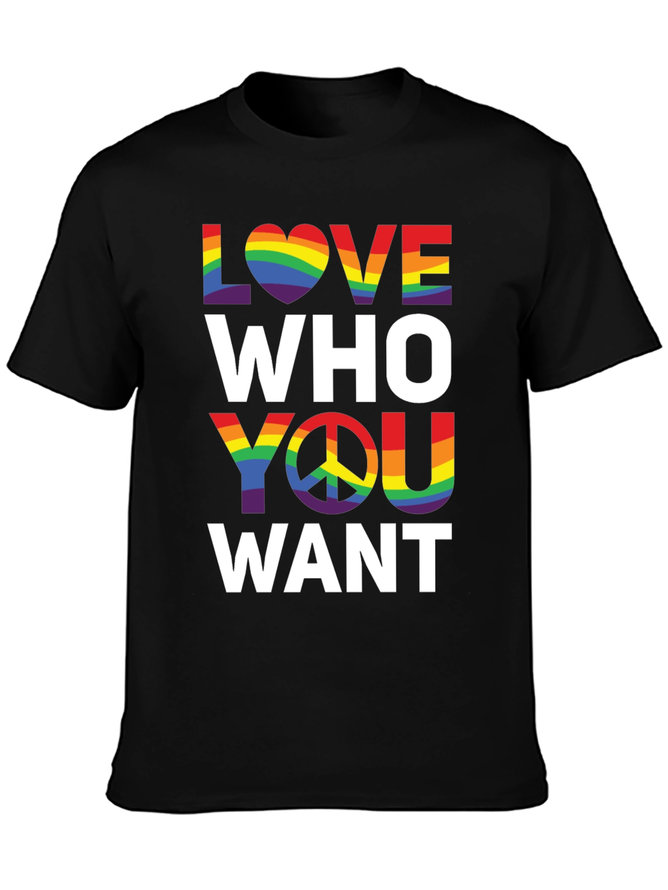 Love Who You Want LGBTQ+ T-Shirt