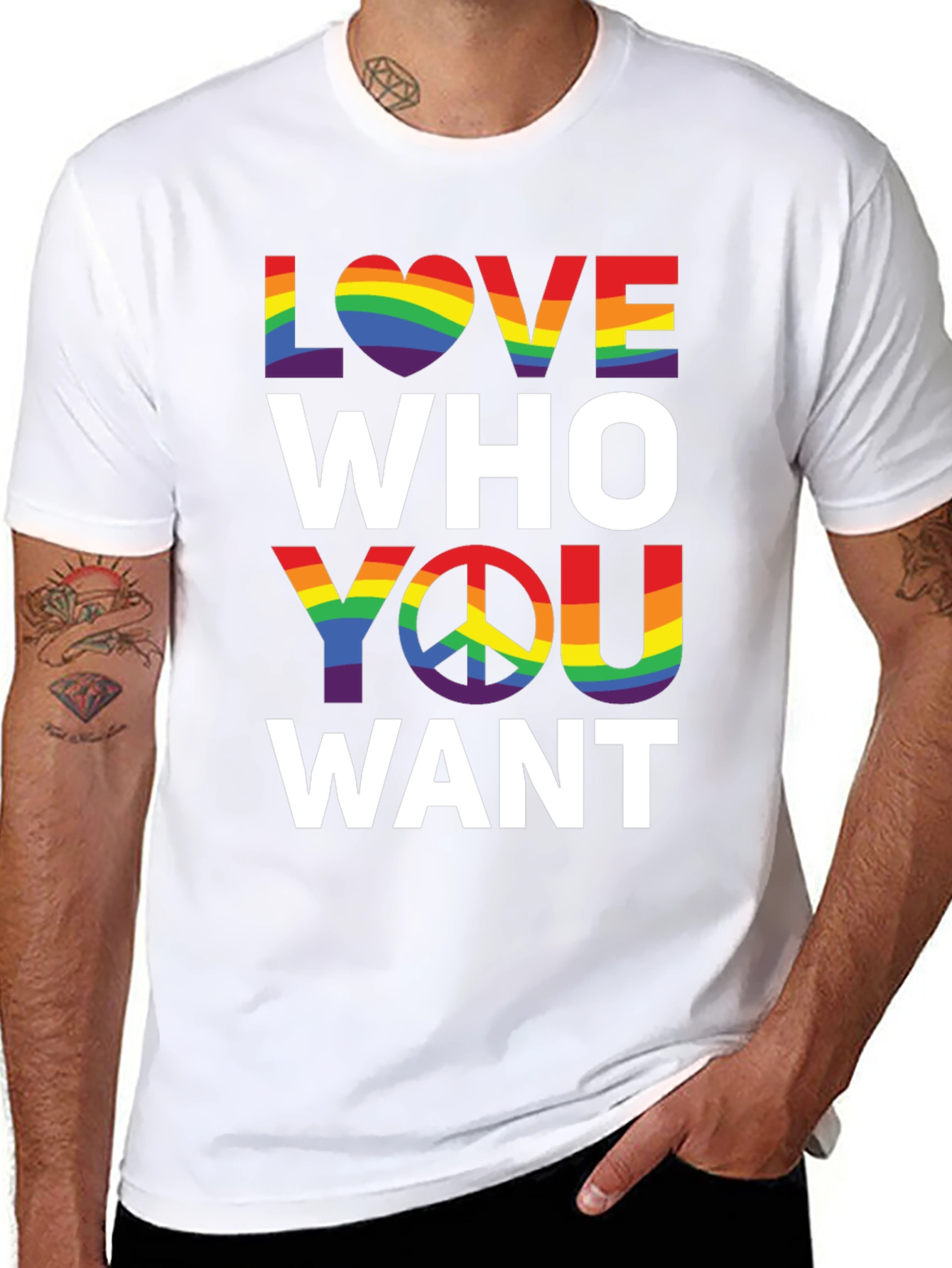 Love Who You Want LGBTQ+ T-Shirt