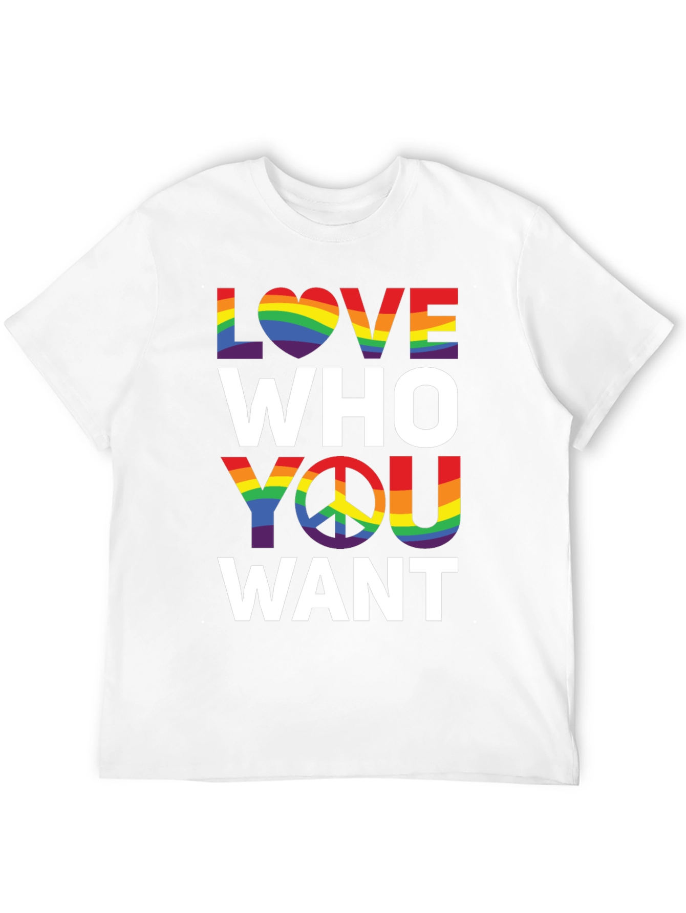 Love Who You Want LGBTQ+ T-Shirt