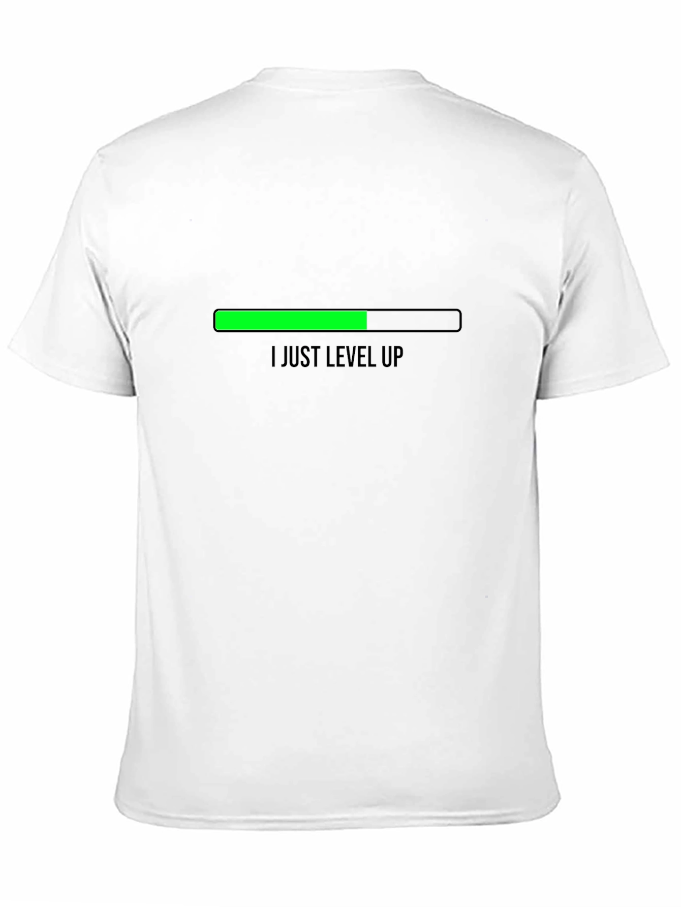 Level Up Black T-Shirt for Gamers