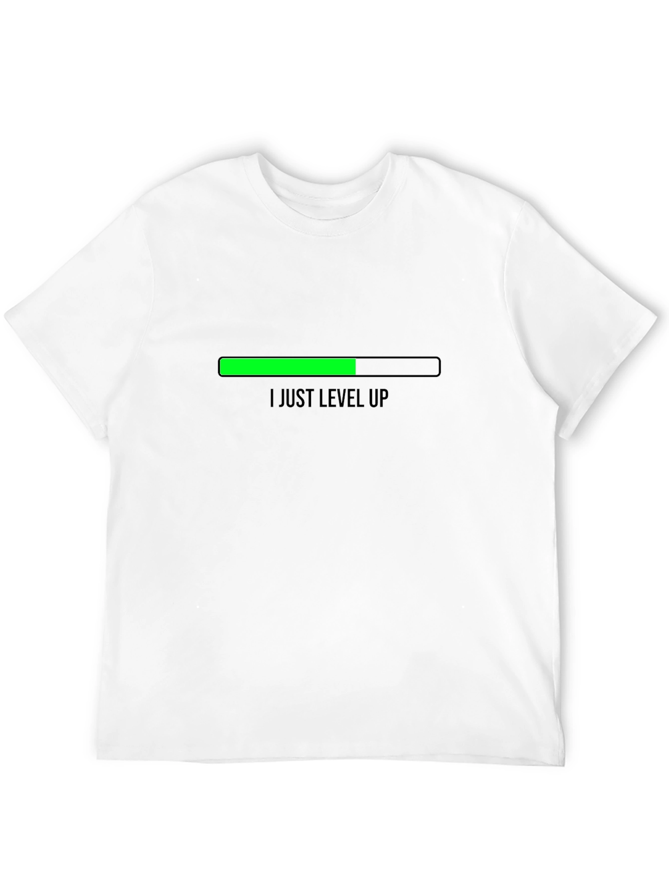 Level Up Black T-Shirt for Gamers