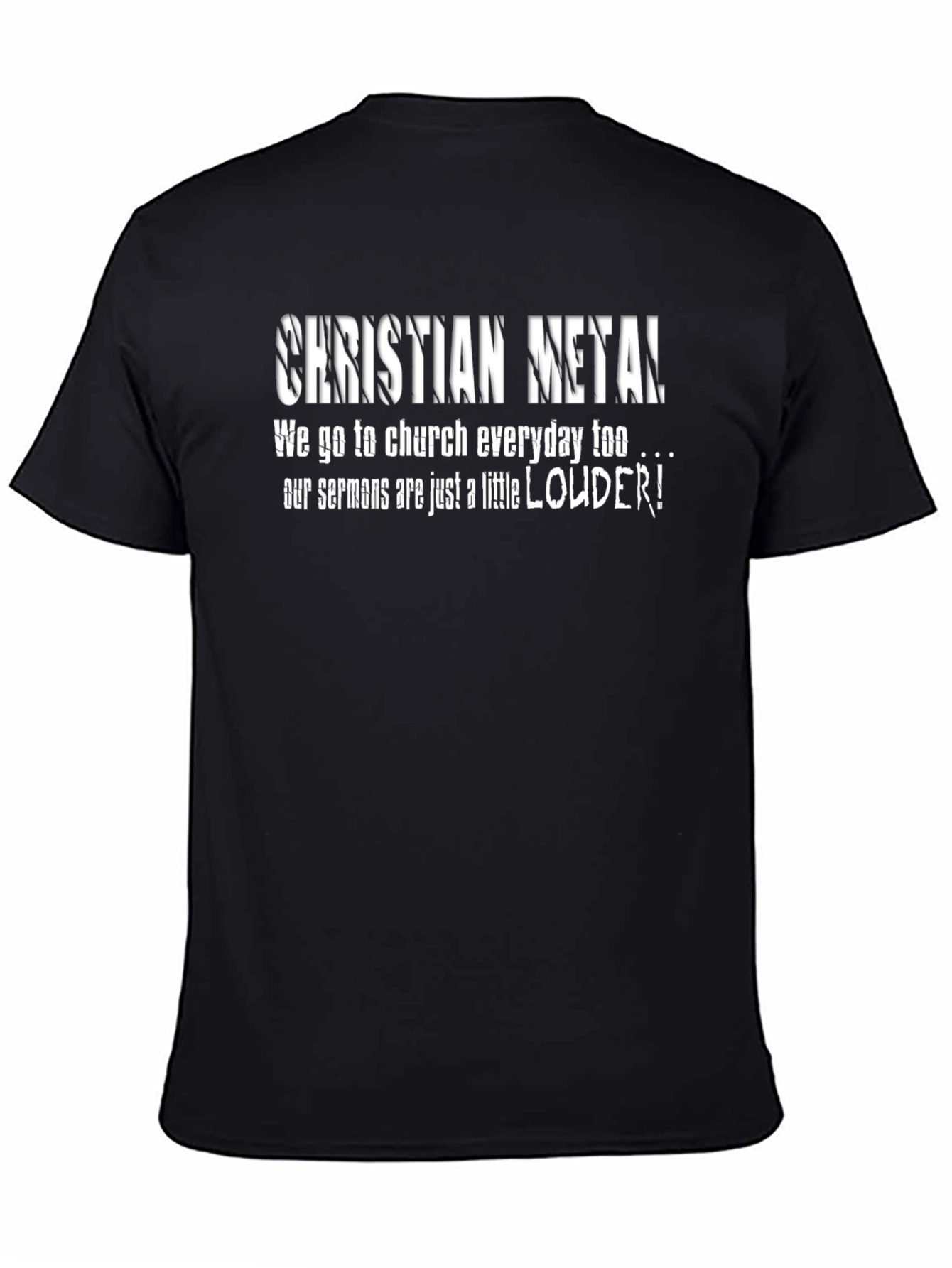 Christian Metal T-Shirt - Loud Sermons Apparel