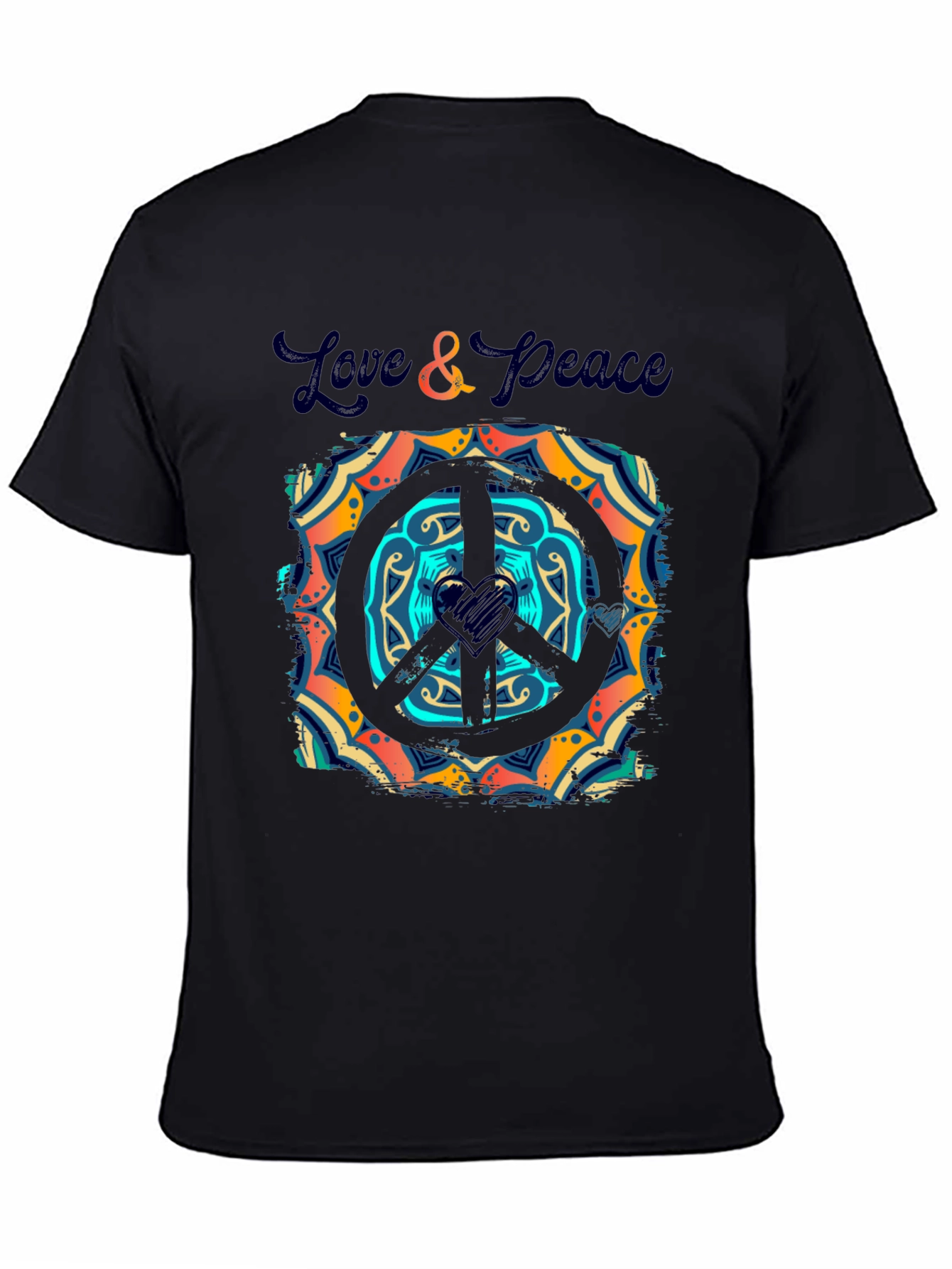 Love & Peace Graphic T-Shirt