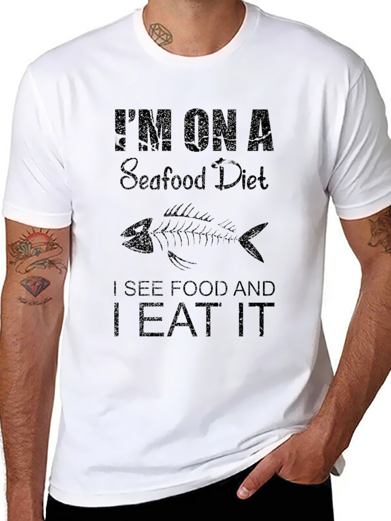 Seafood Diet Graphic Tee