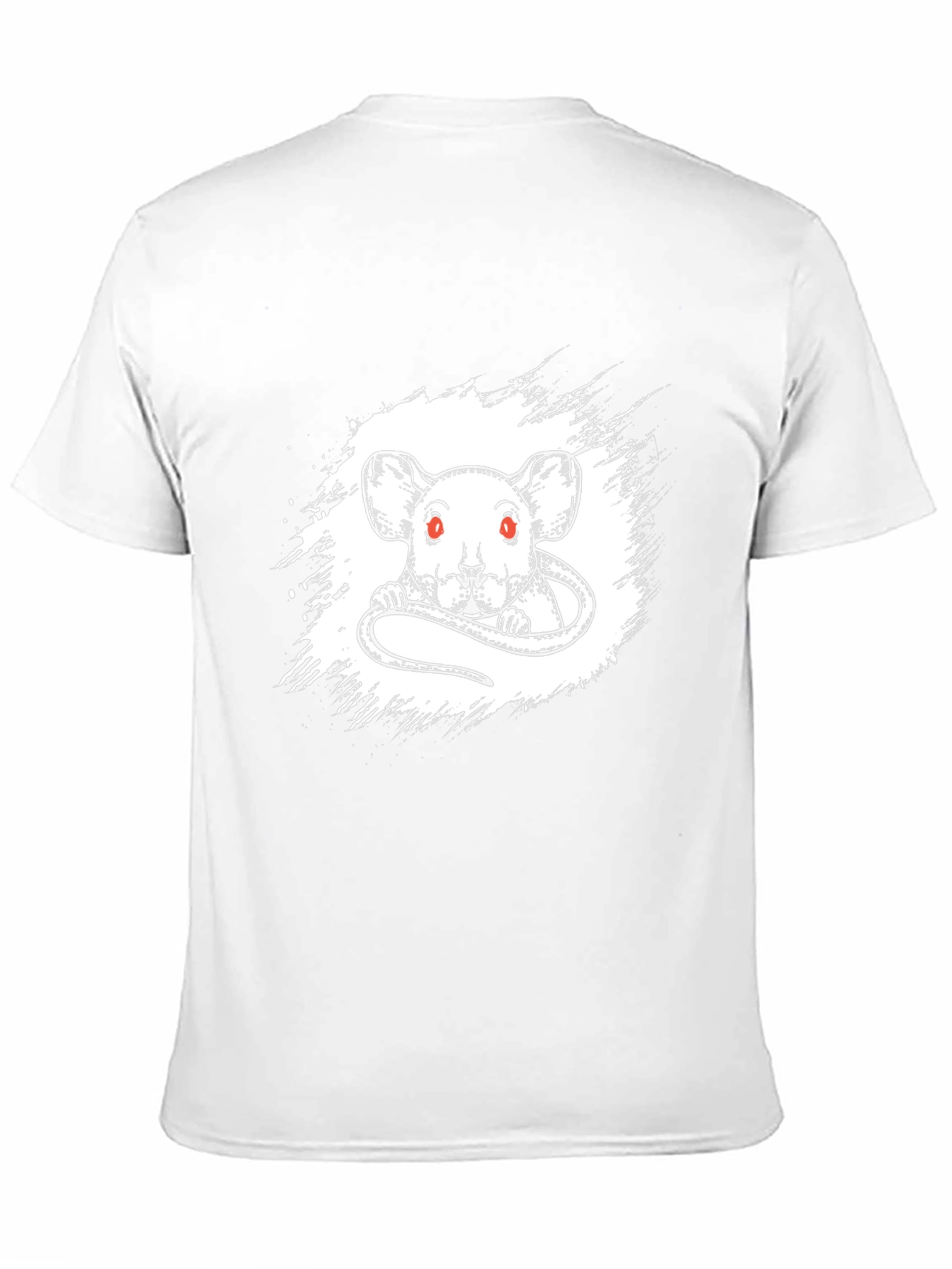 Rat Graphic Print Black T-Shirt