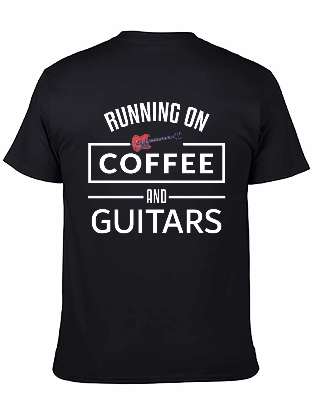 Running on Coffee and Guitars T-Shirt