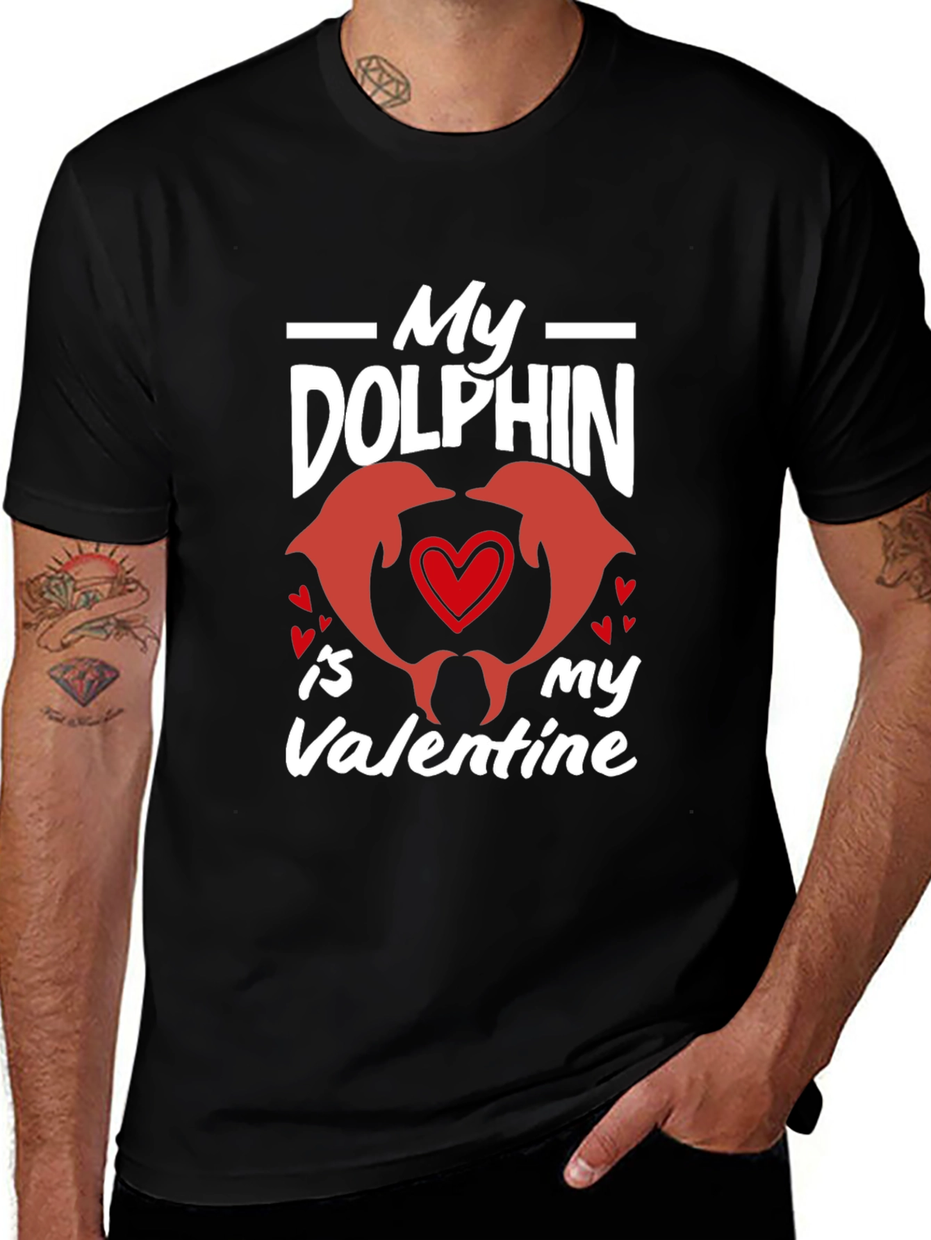 My Dolphin Is My Valentine T-Shirt