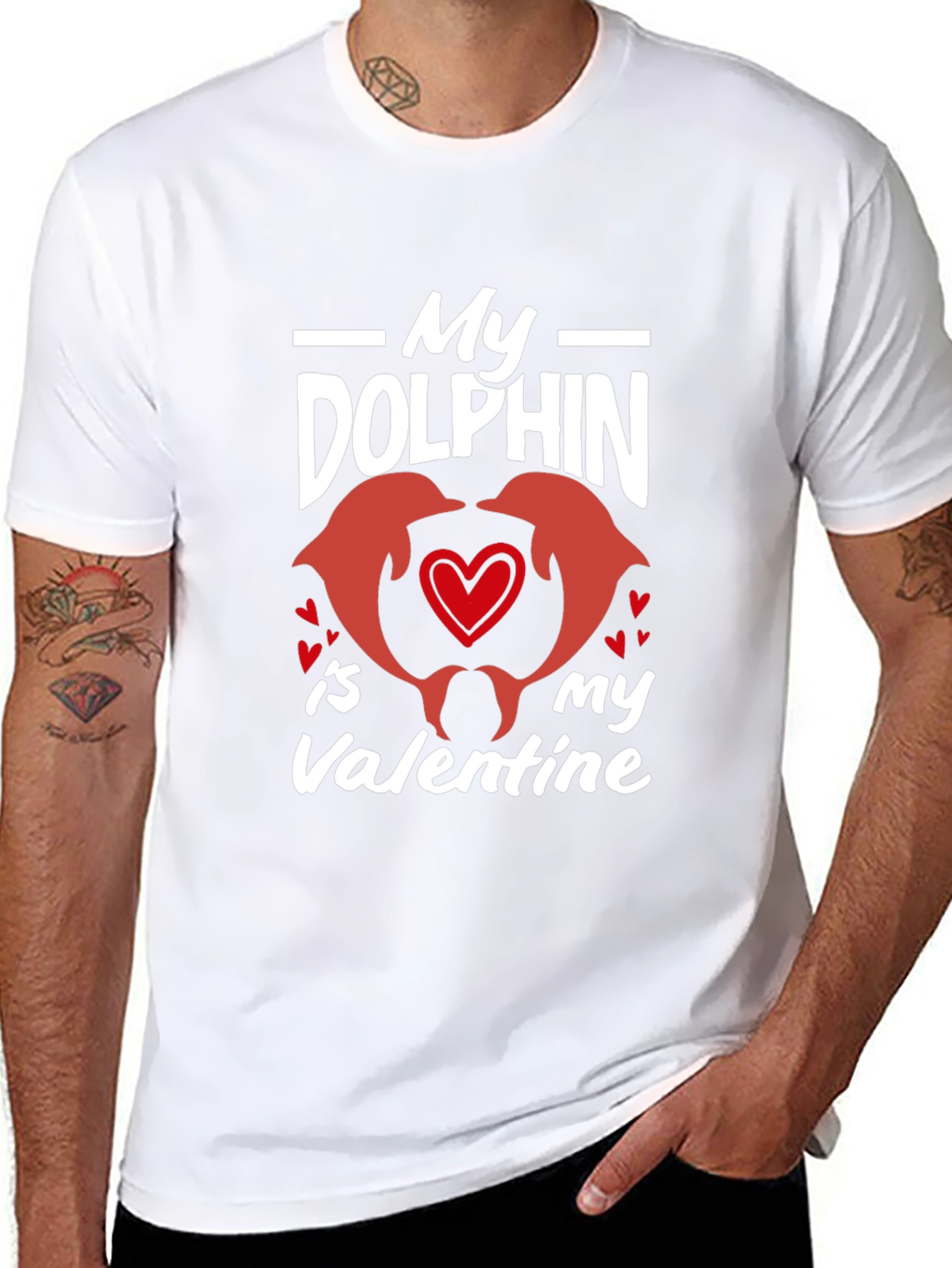 My Dolphin Is My Valentine T-Shirt