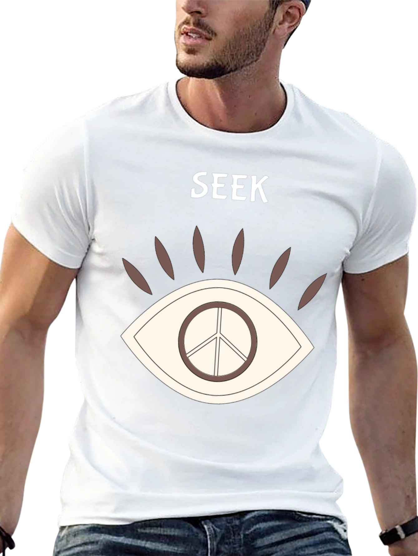 Seek Peace Graphic T-Shirt - Stylish Comfort