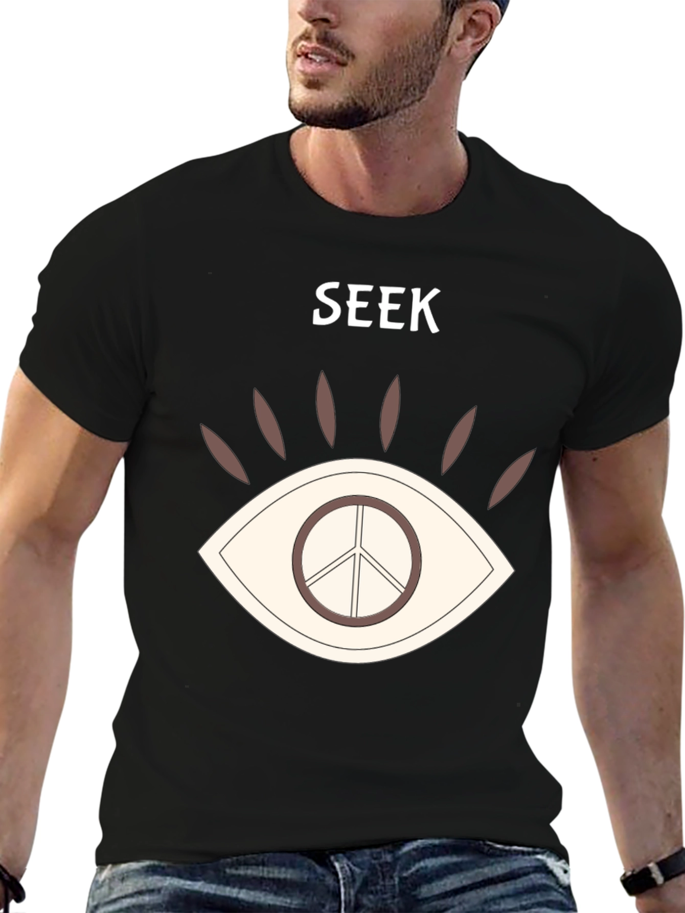 Seek Peace Graphic T-Shirt - Stylish Comfort