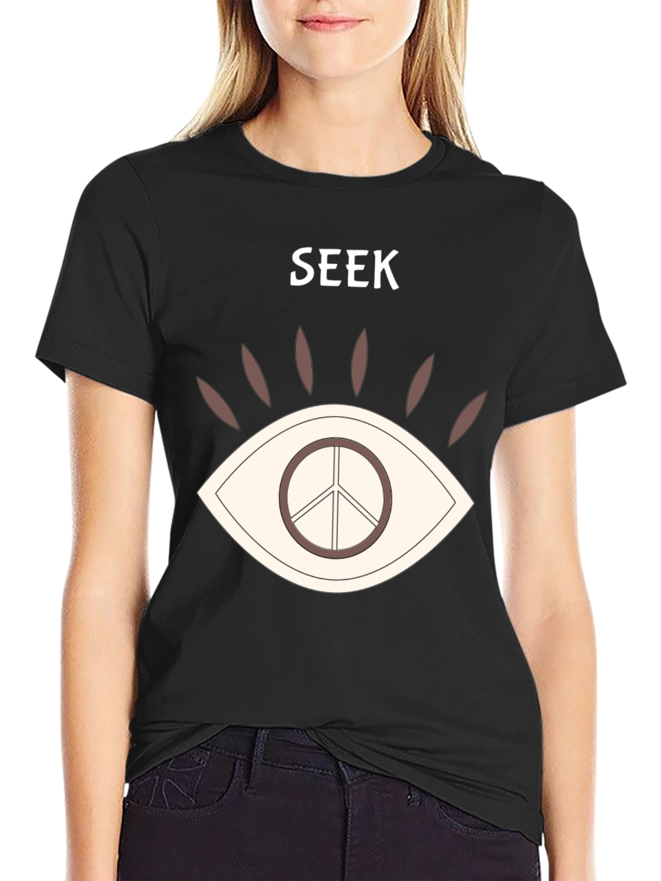 Seek Peace Graphic T-Shirt - Stylish Comfort