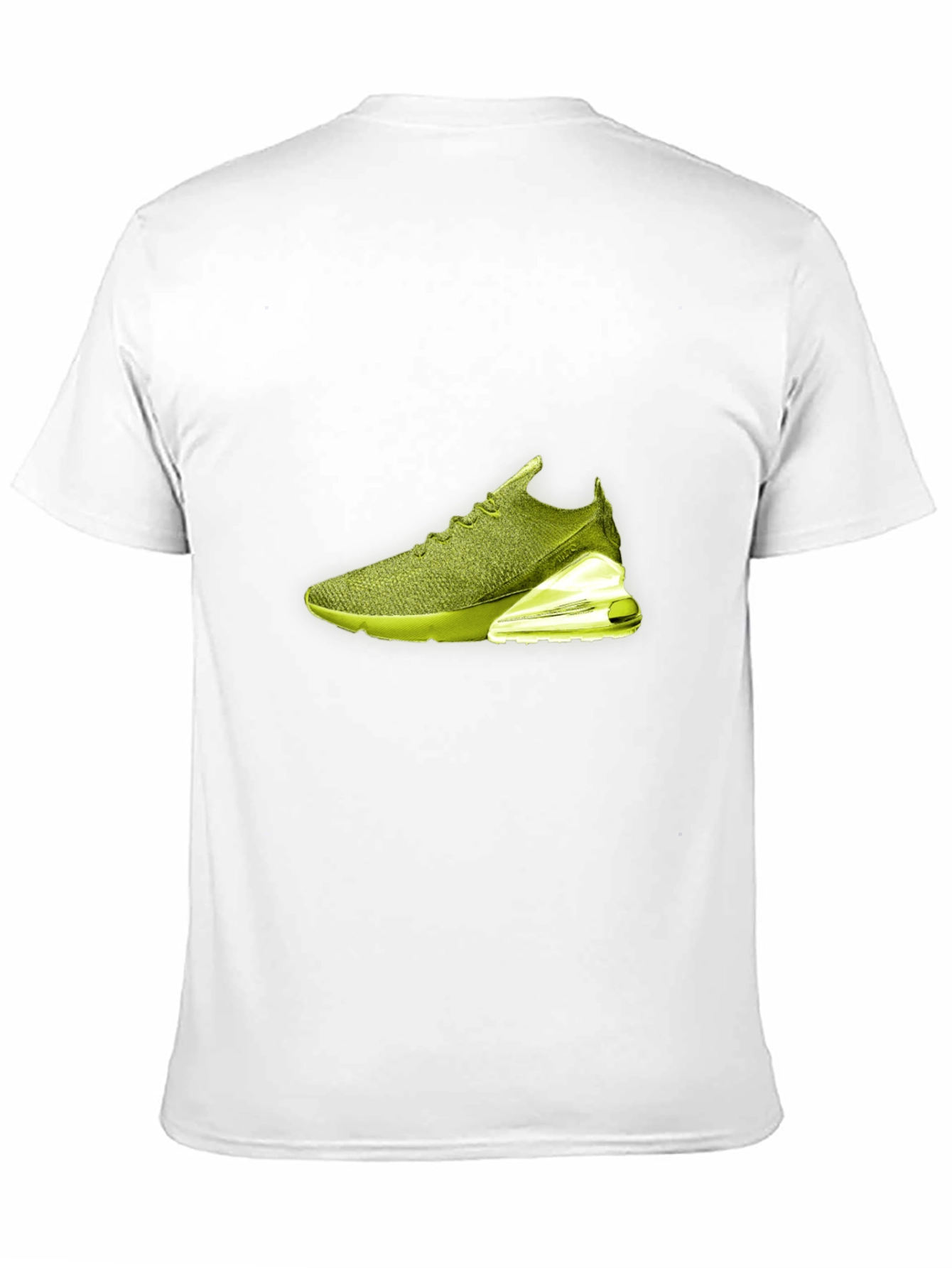 Mens Black T-Shirt with Shoe Graphic