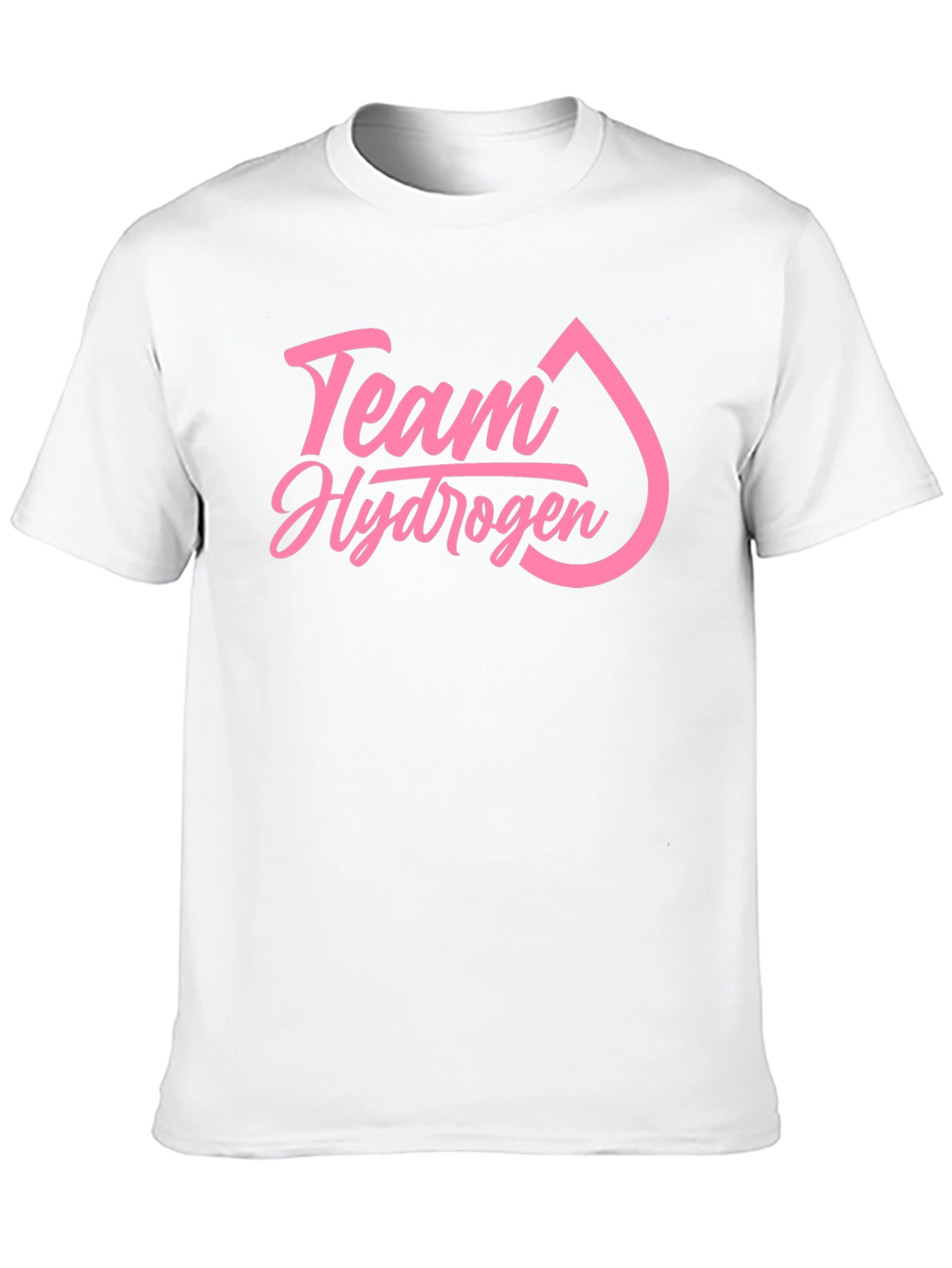 Team Hydrogen T-Shirt - Pink Graphic Print