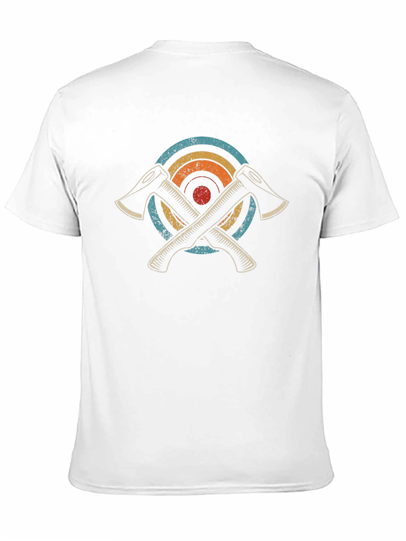 Crossed Axes Retro Graphic Tee