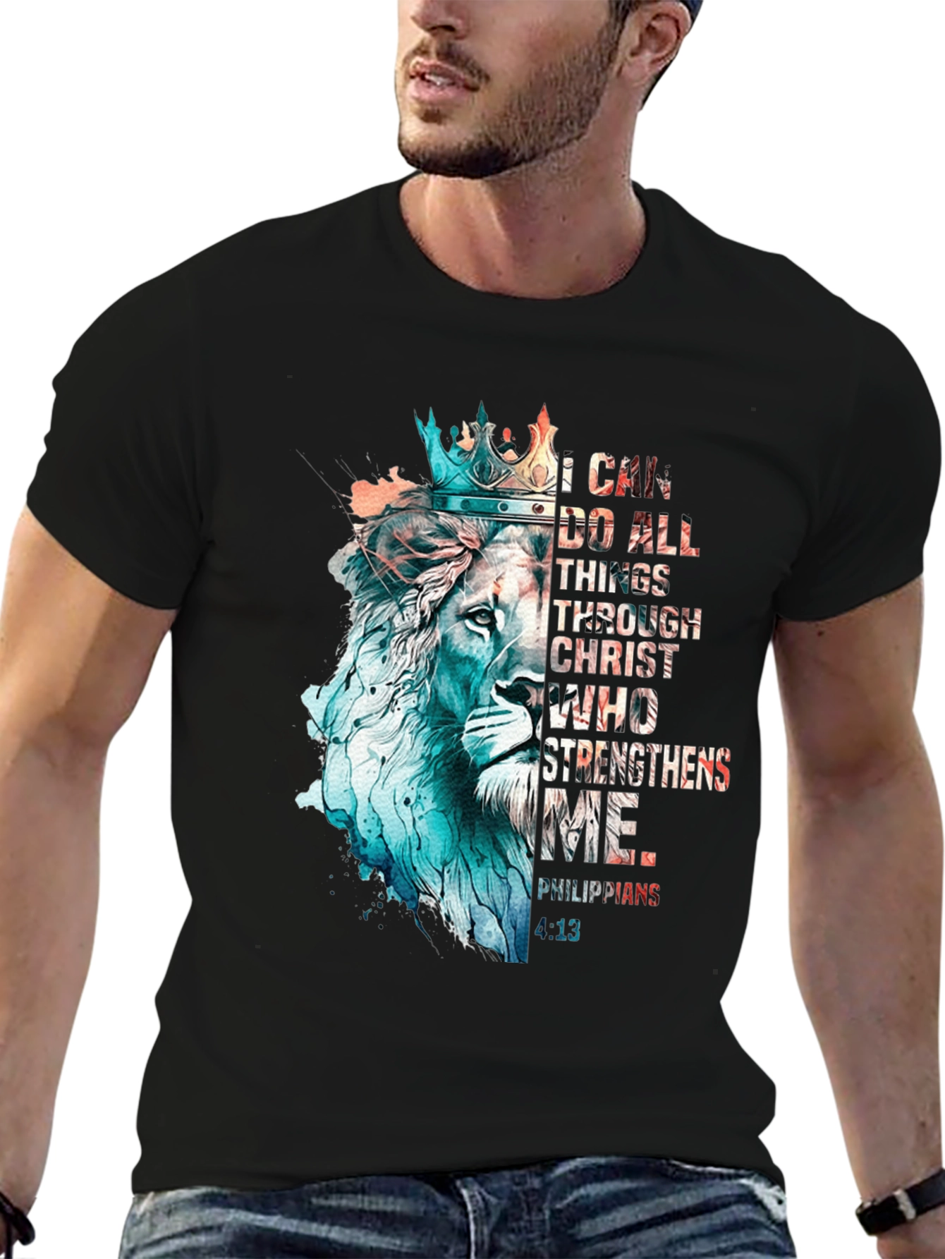 Lion King Christian T-Shirt - Faith Inspired Apparel