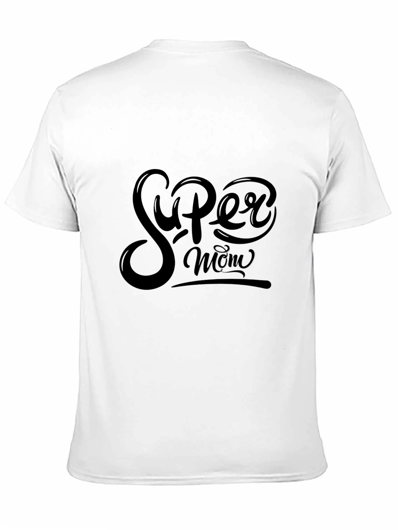 Super Mom Graphic Tee - Stylish Black T-Shirt