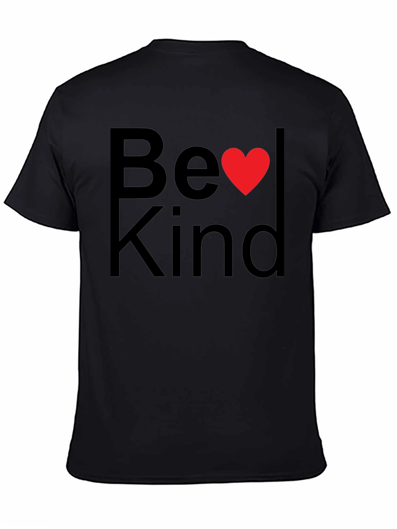 Be Kind T-Shirt with Heart Graphic - Unisex