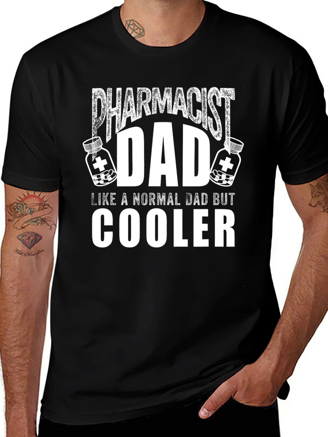 Pharmacist Dad T-Shirt - Funny Cool Dad Tee