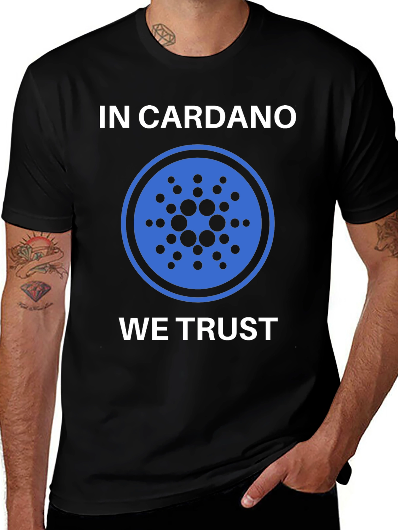 In Cardano We Trust Black T-Shirt