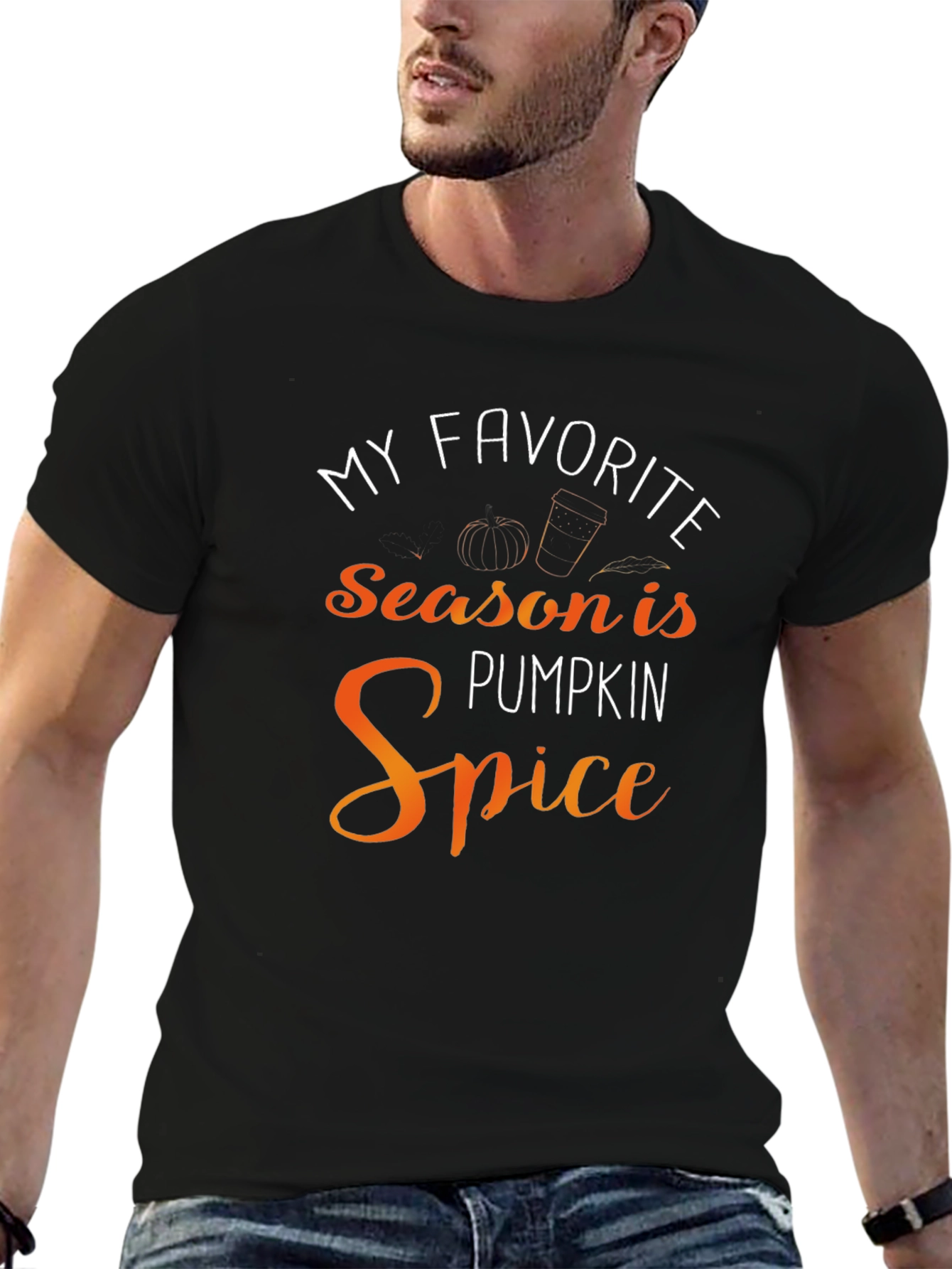 Pumpkin Spice Season T-Shirt Black