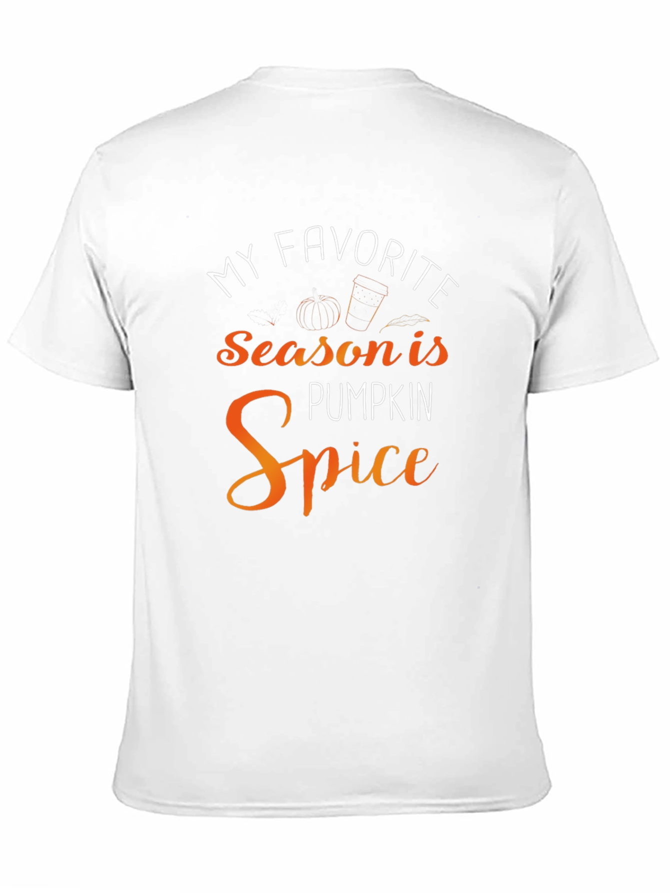 Pumpkin Spice Season T-Shirt Black