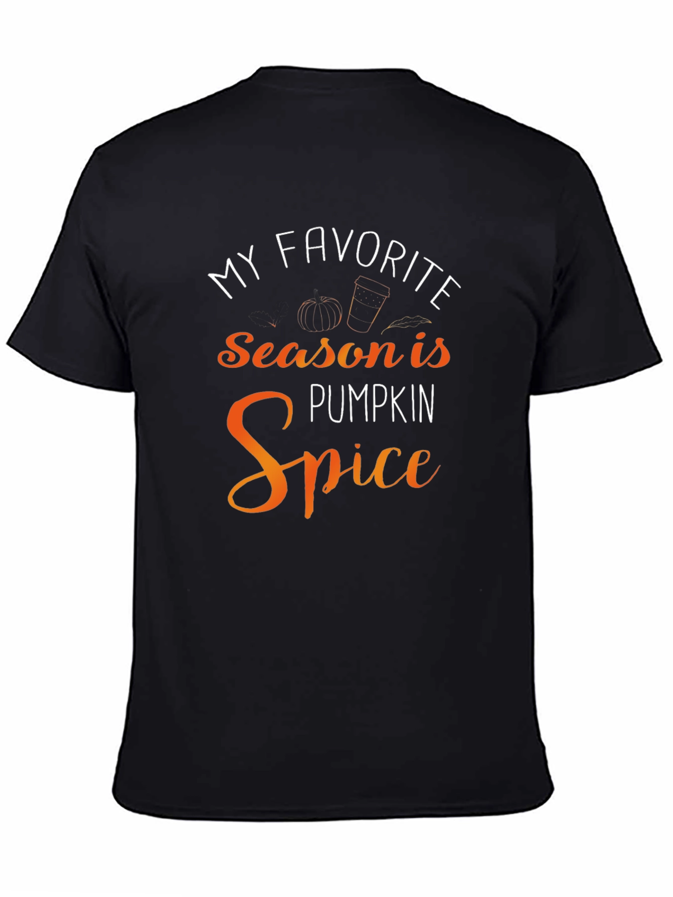 Pumpkin Spice Season T-Shirt Black