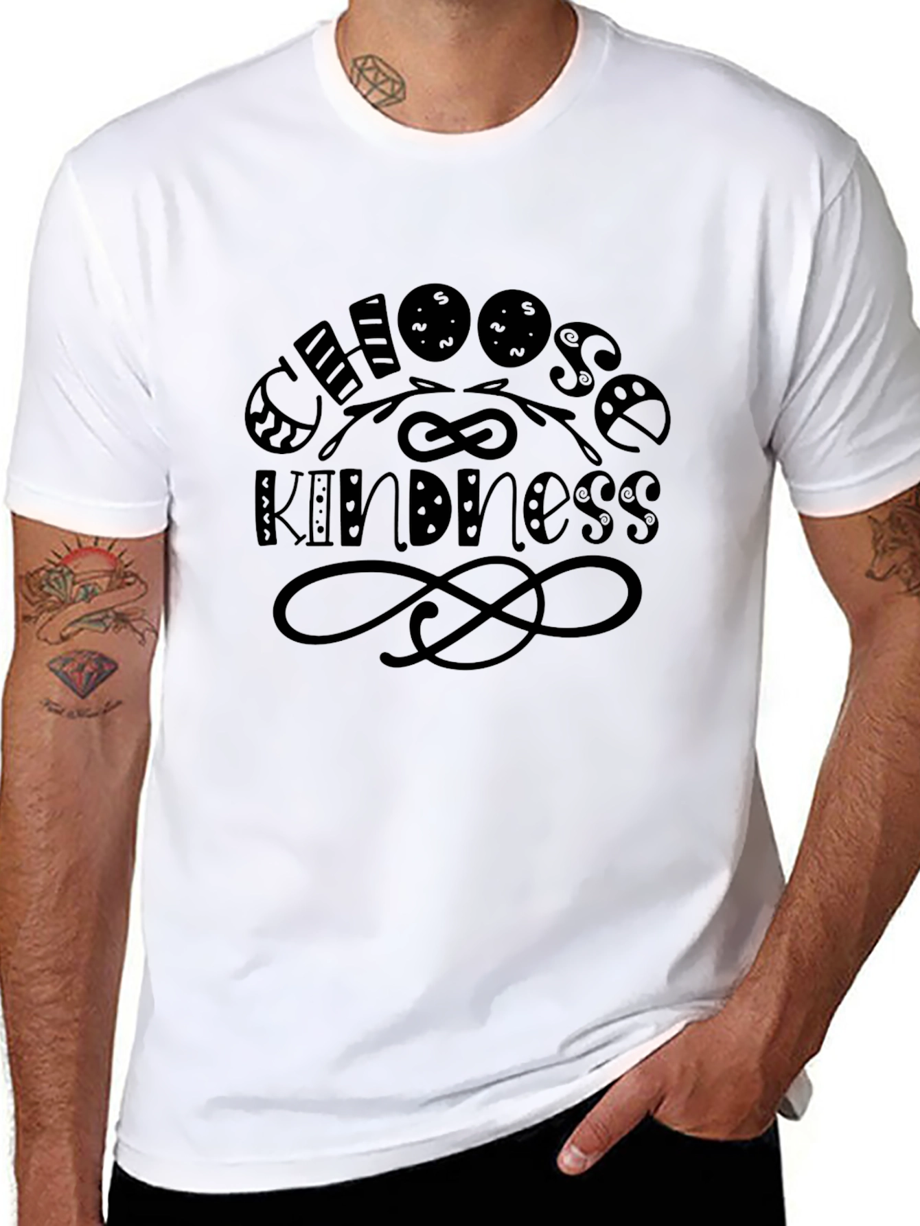 Choose Kindness Black Graphic Tee