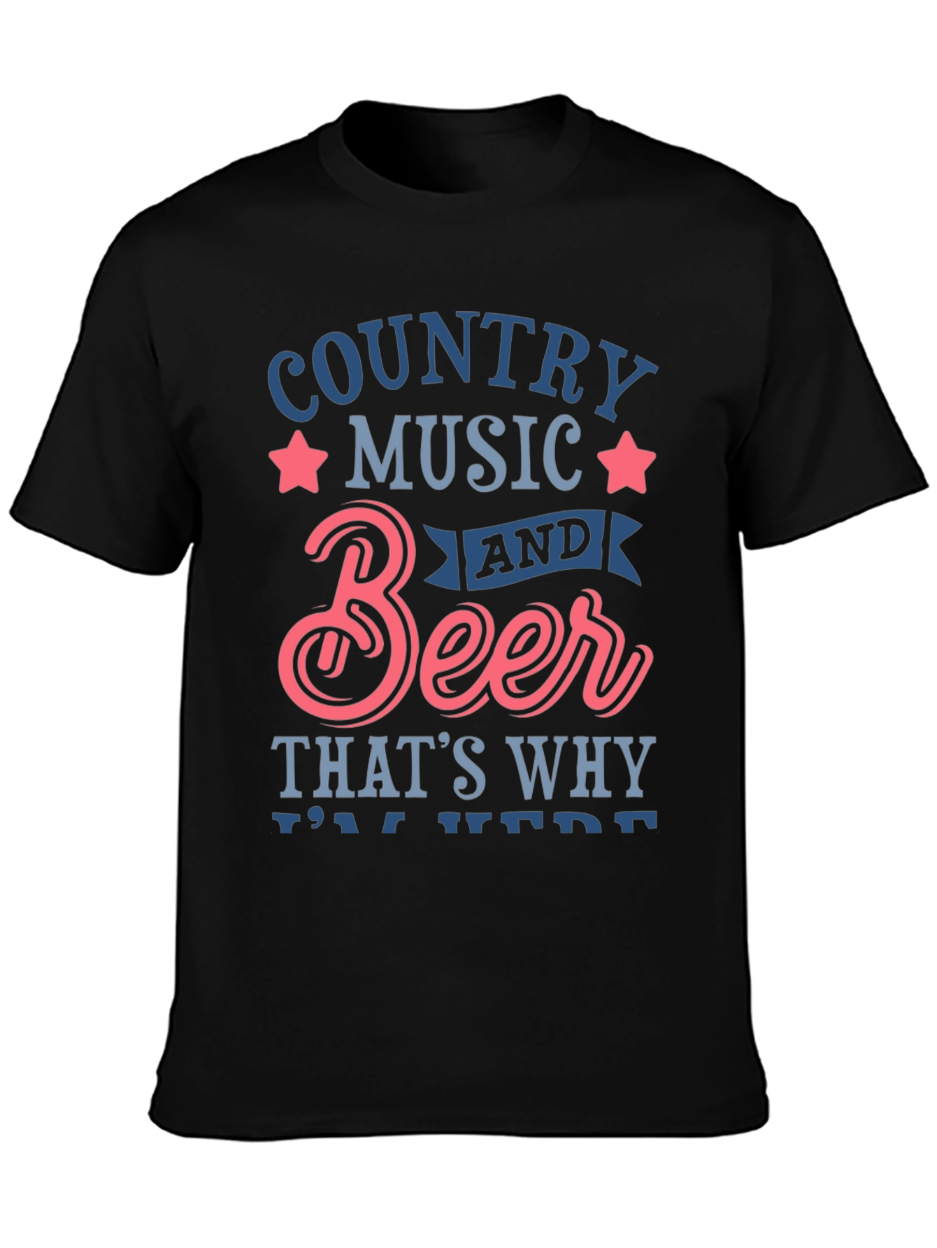 Country Music & Beer Graphic Tee