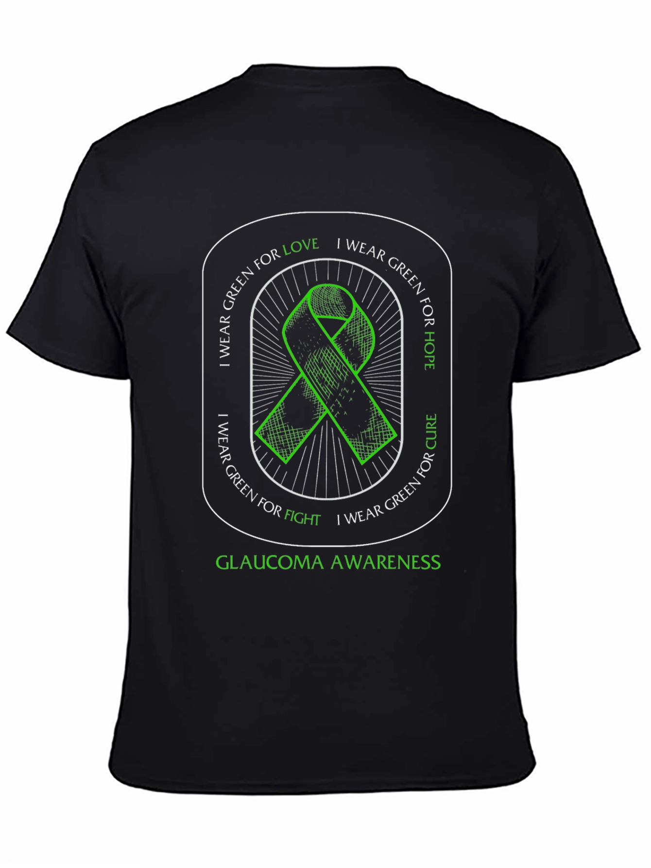 Glaucoma Awareness Ribbon T-Shirt