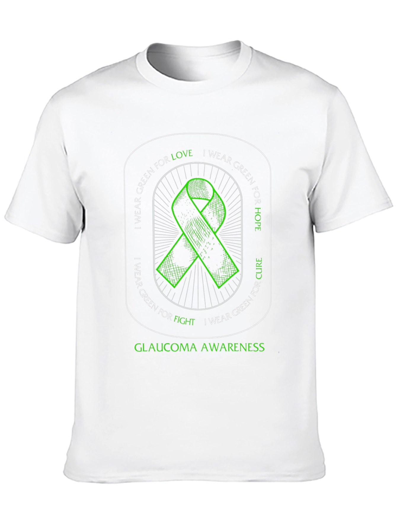Glaucoma Awareness Ribbon T-Shirt
