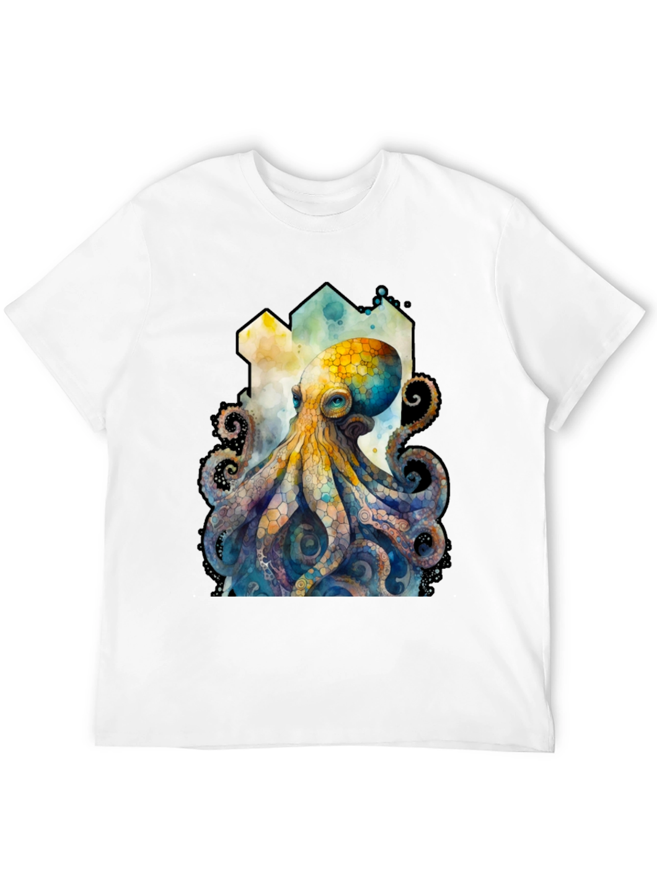 Watercolor Octopus Graphic Tee
