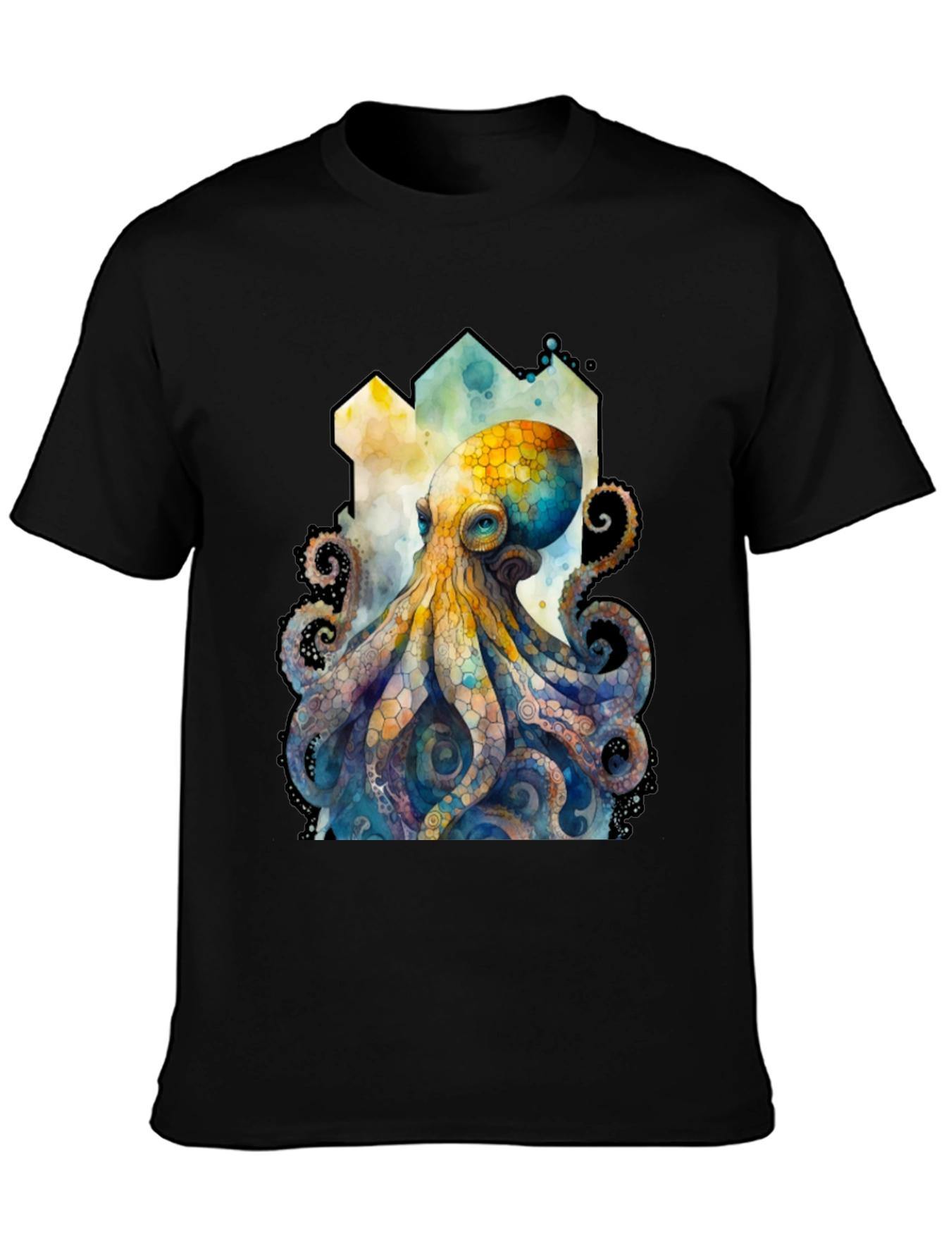 Watercolor Octopus Graphic Tee