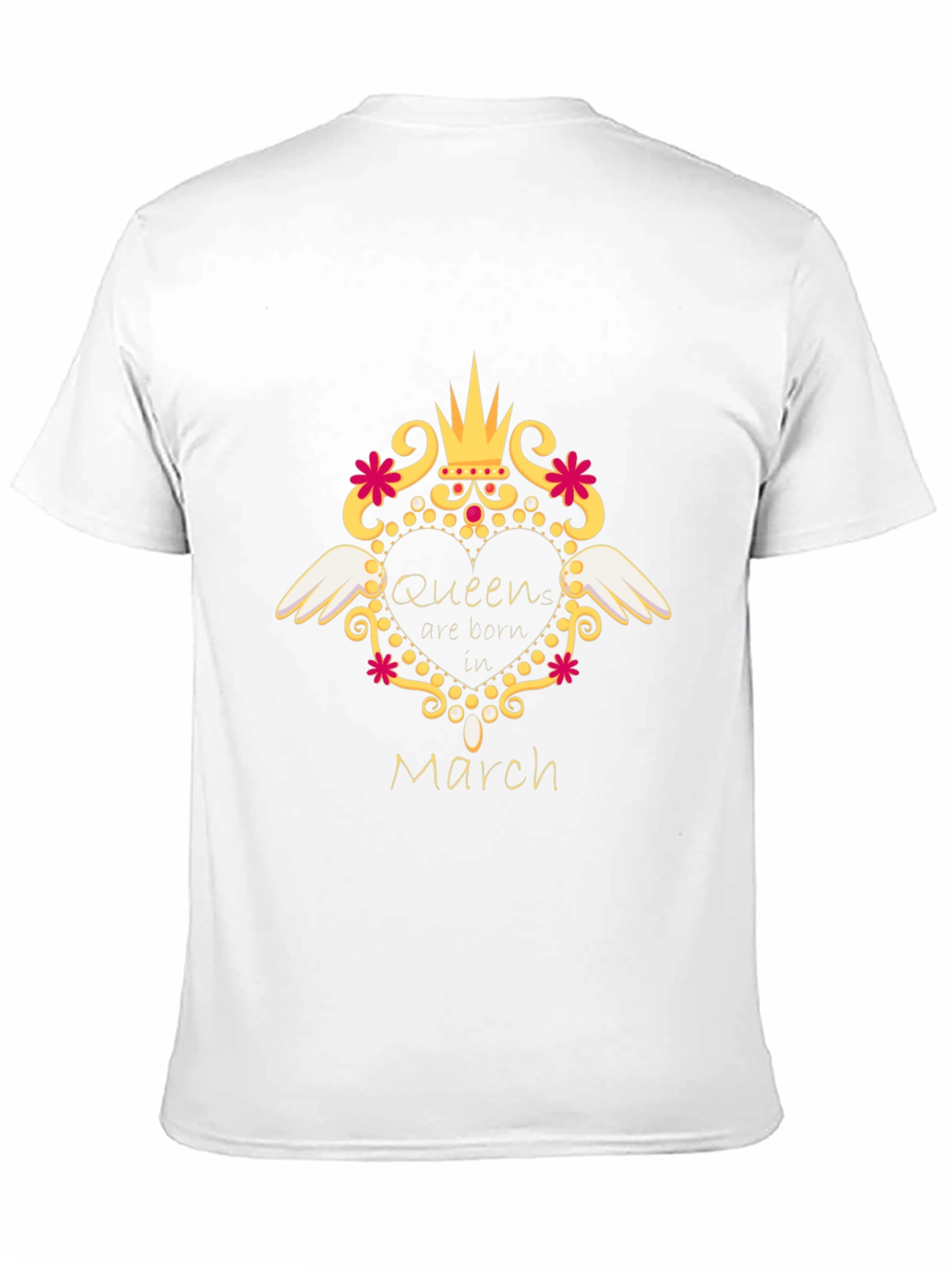 Queen Born in March T-Shirt