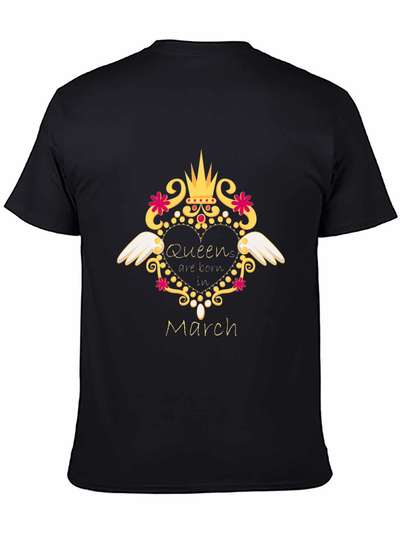 Queen Born in March T-Shirt